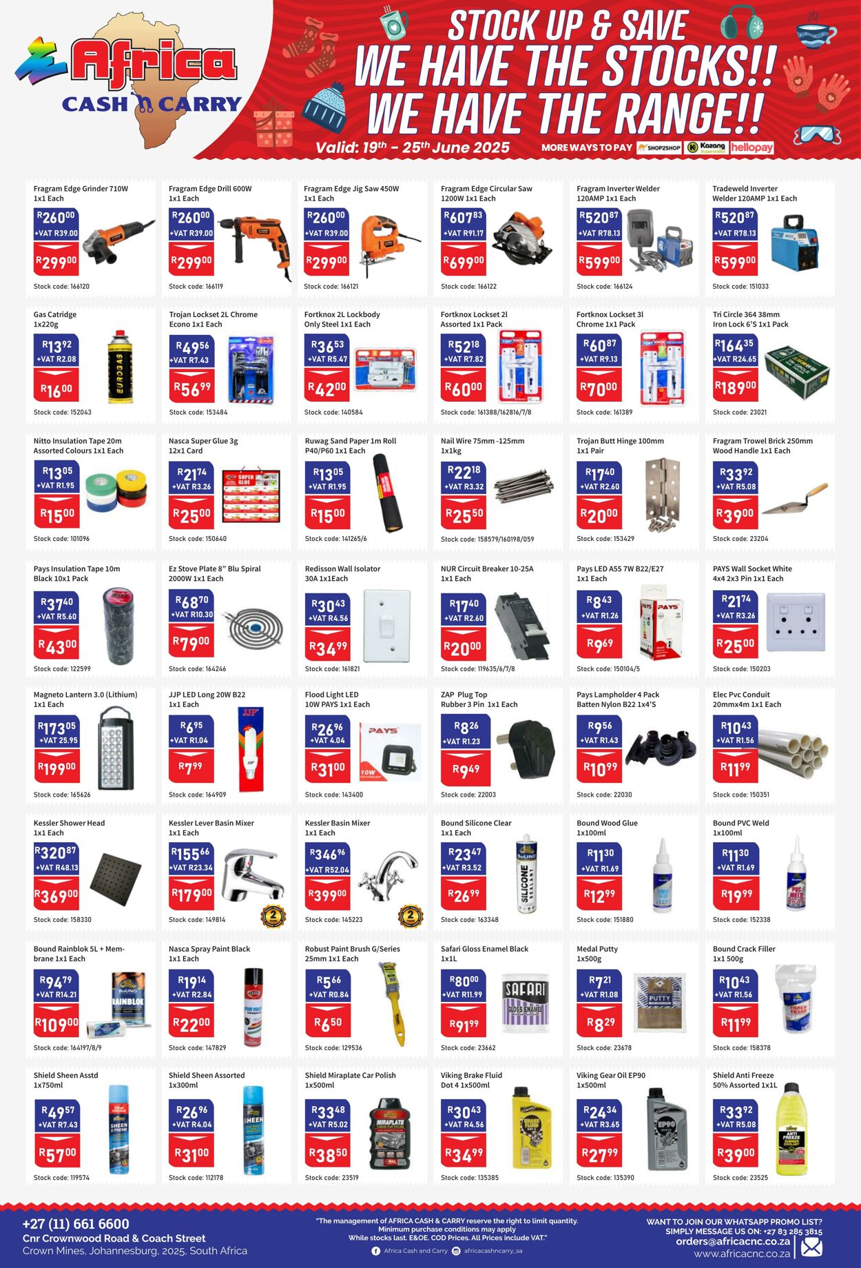 Special Africa Cash&Carry 19.06.2025 - 25.06.2025