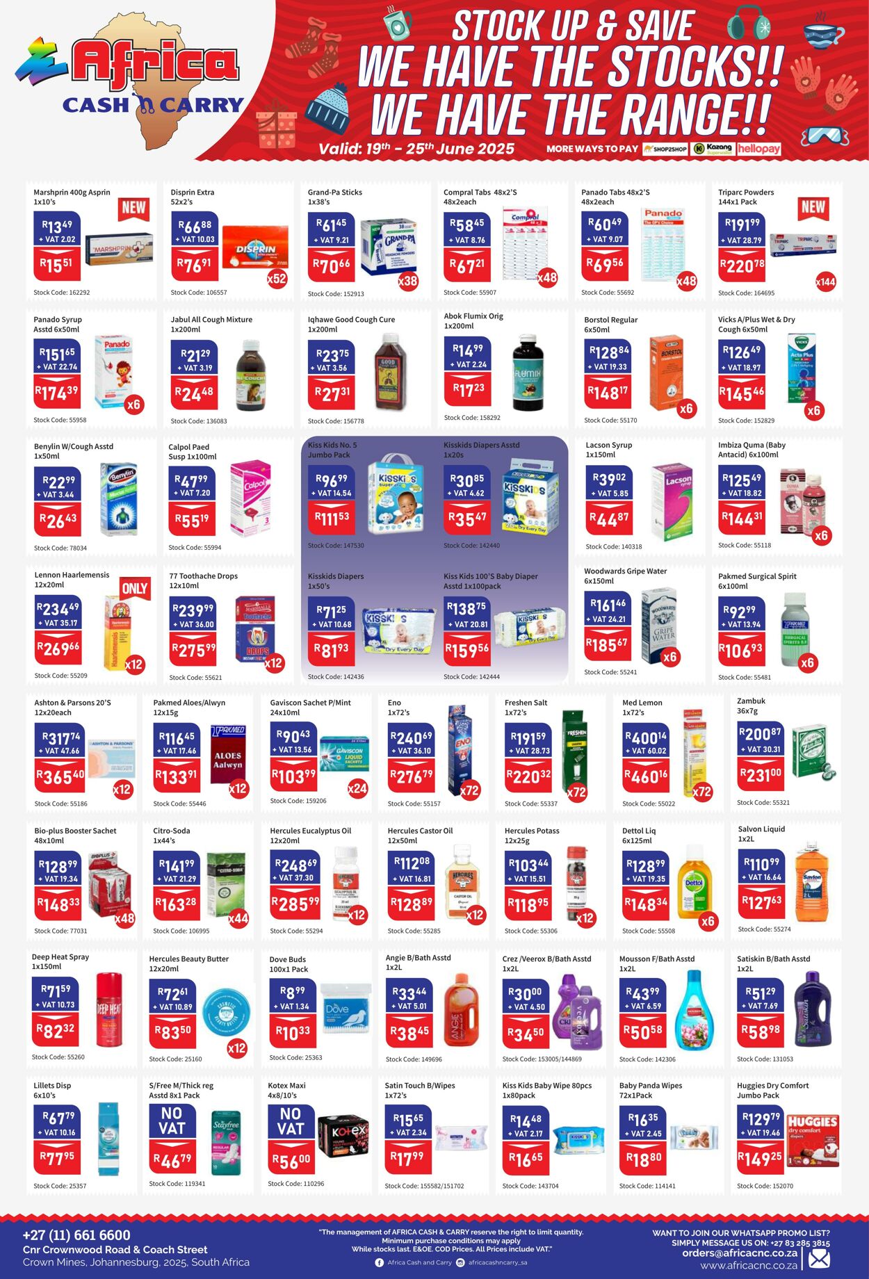 Special Africa Cash&Carry 19.06.2025 - 25.06.2025