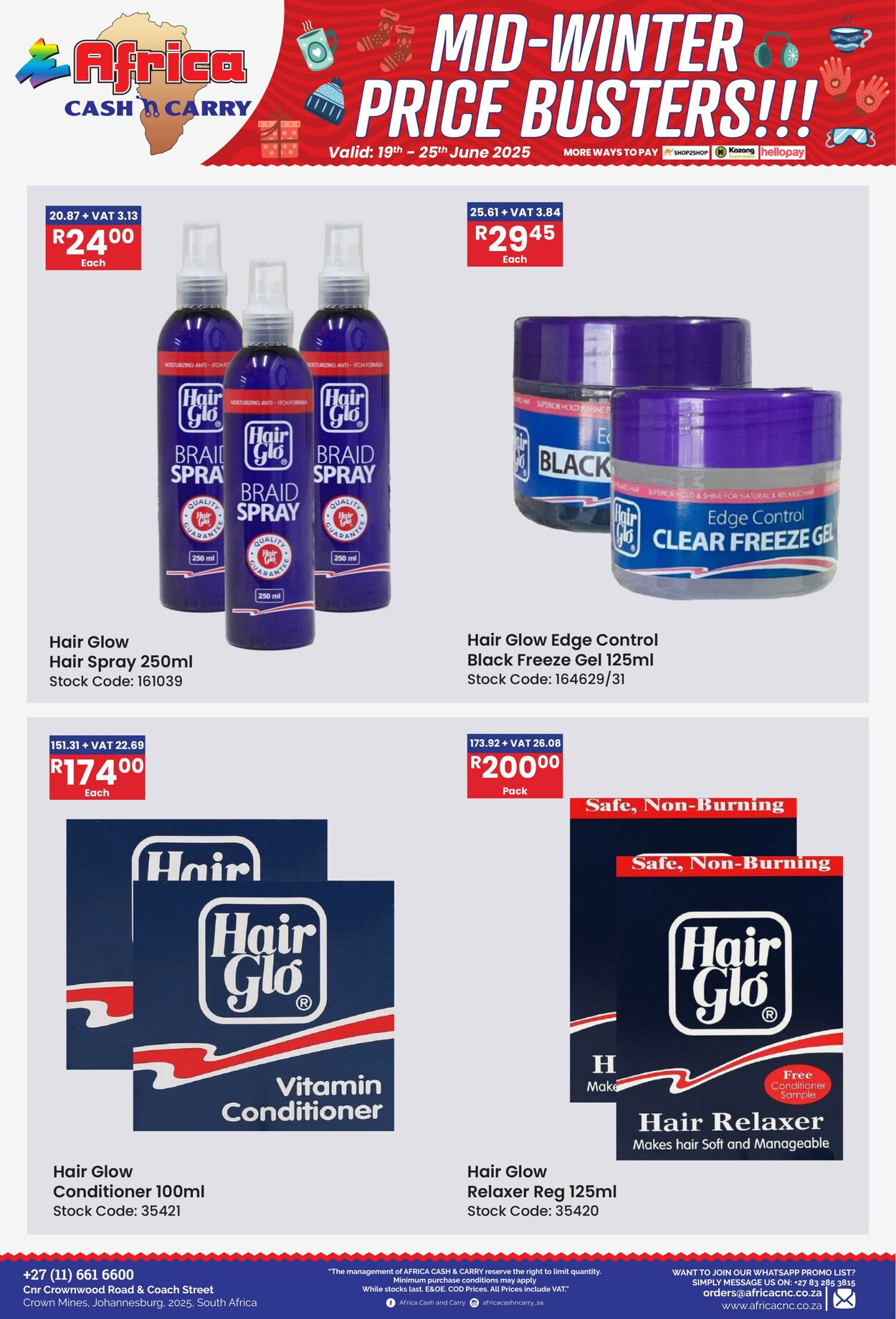 Special Africa Cash&Carry 19.06.2025 - 25.06.2025