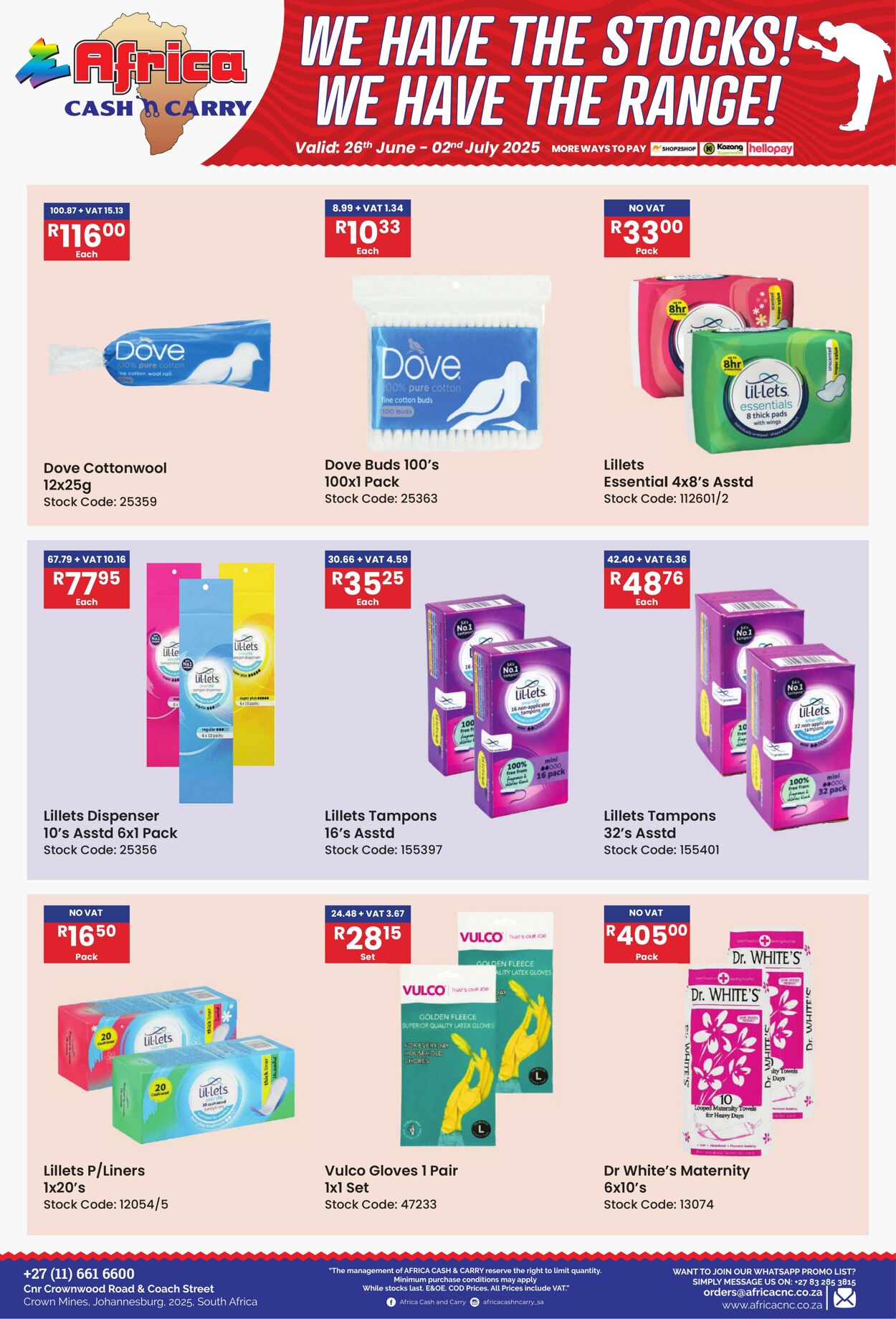 Special Africa Cash&Carry 26.06.2025 - 02.07.2025