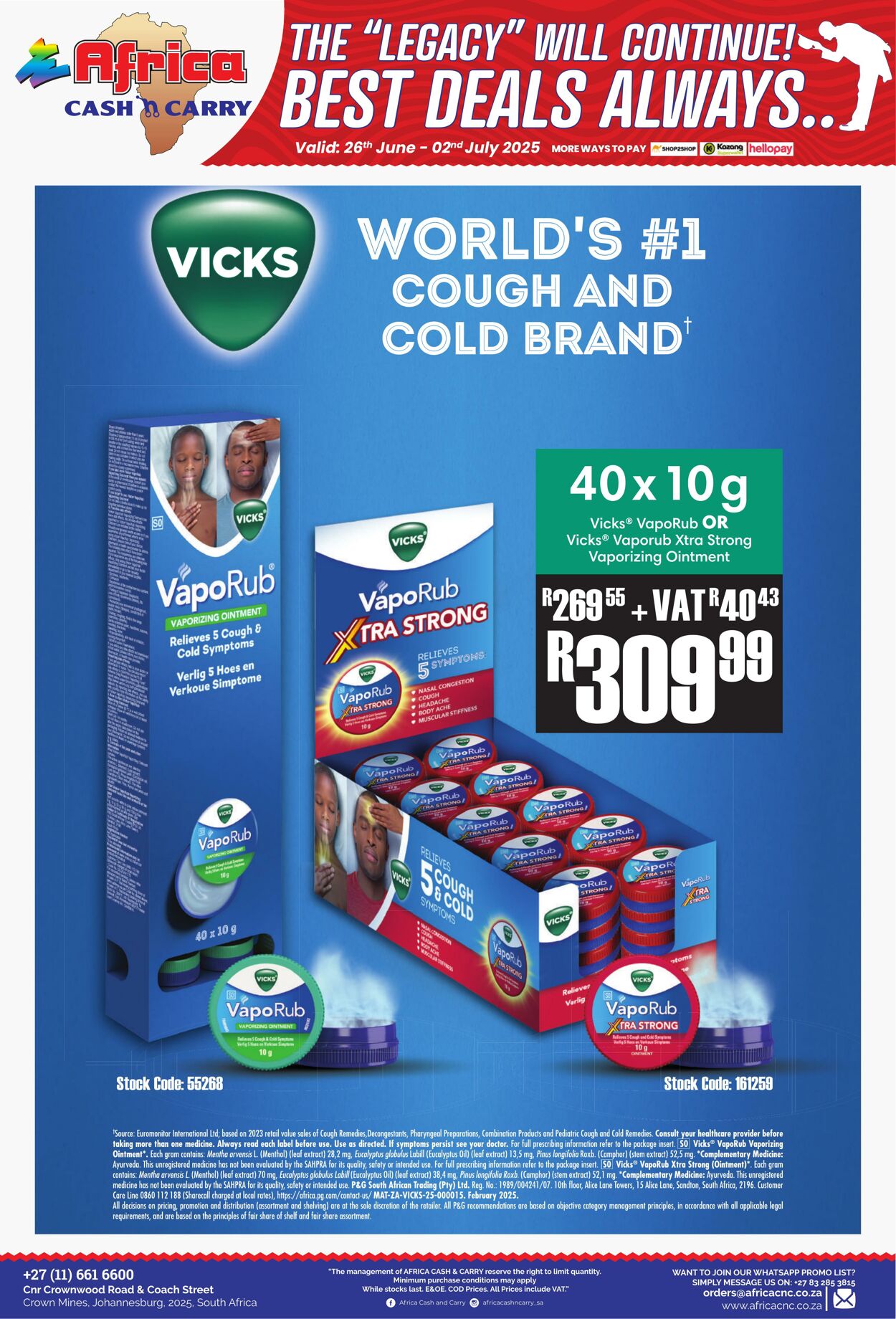 Special Africa Cash&Carry 26.06.2025 - 02.07.2025