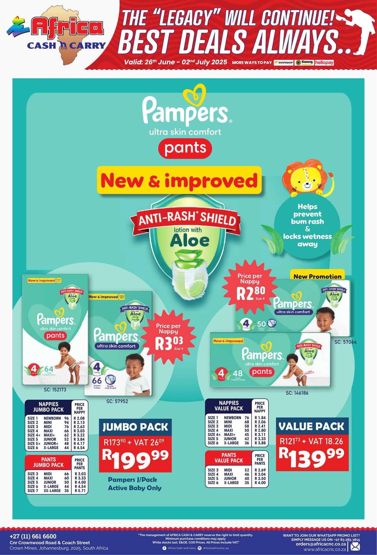 Special Africa Cash&Carry 26.06.2025 - 02.07.2025