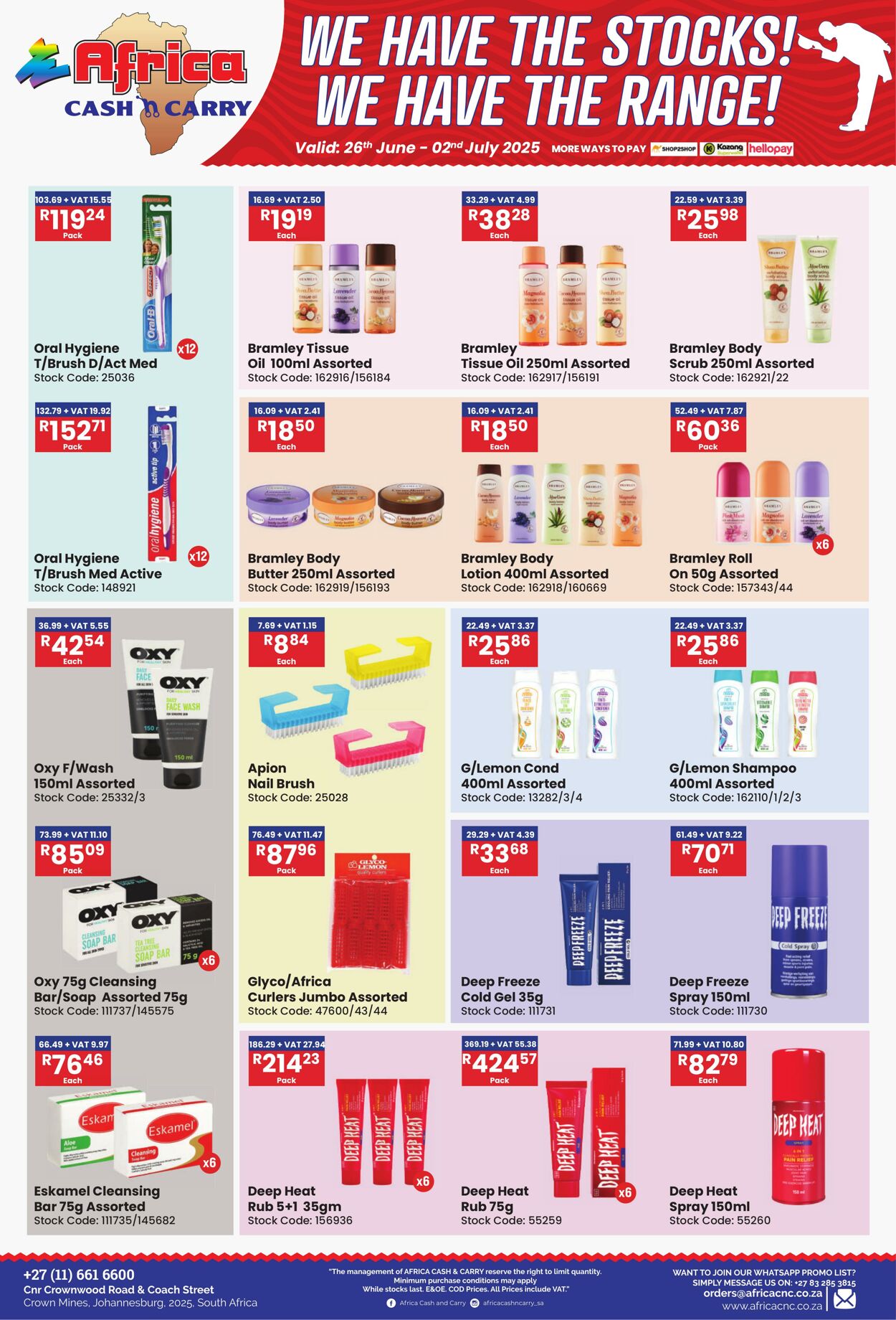 Special Africa Cash&Carry 26.06.2025 - 02.07.2025