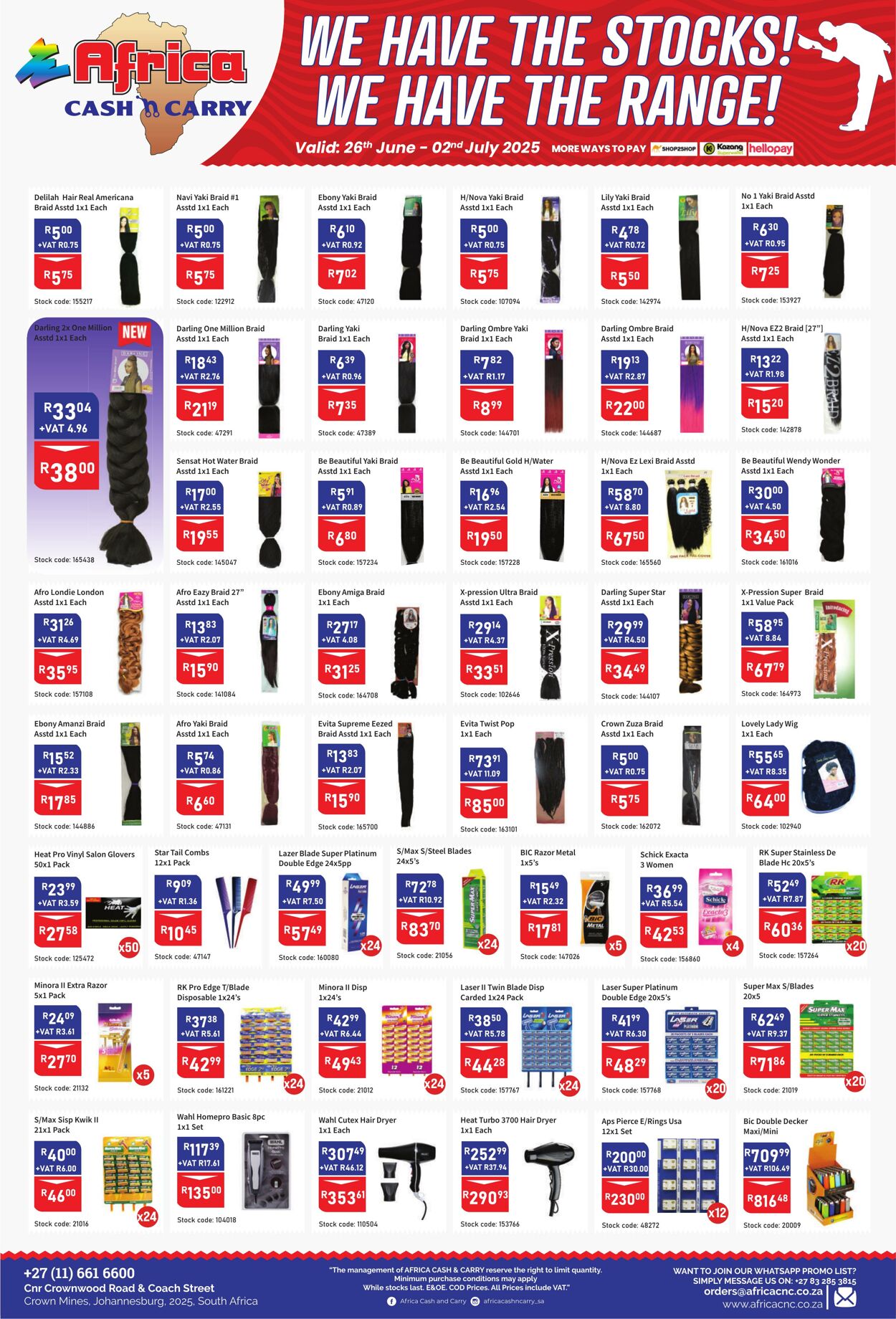 Special Africa Cash&Carry 26.06.2025 - 02.07.2025
