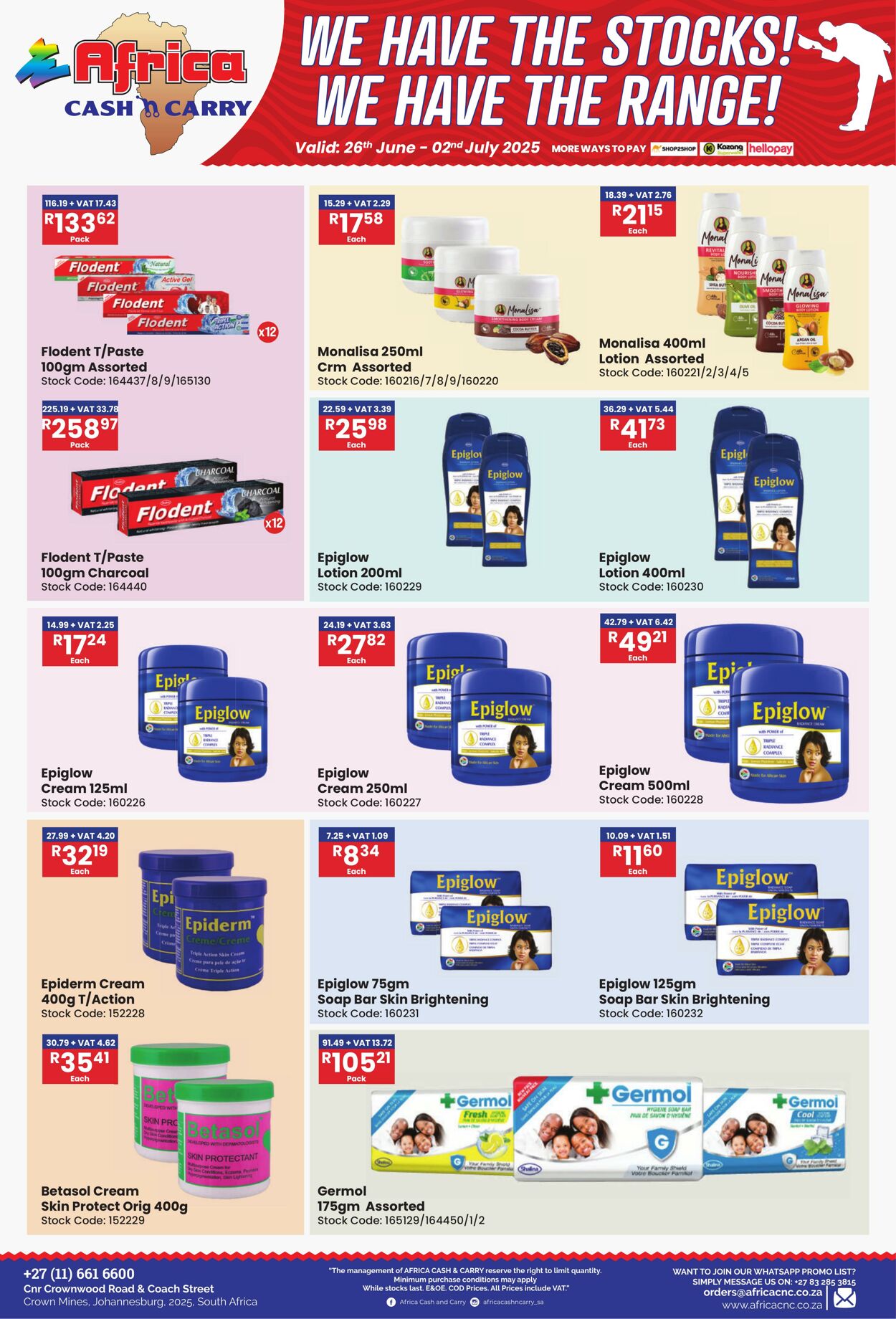 Special Africa Cash&Carry 26.06.2025 - 02.07.2025