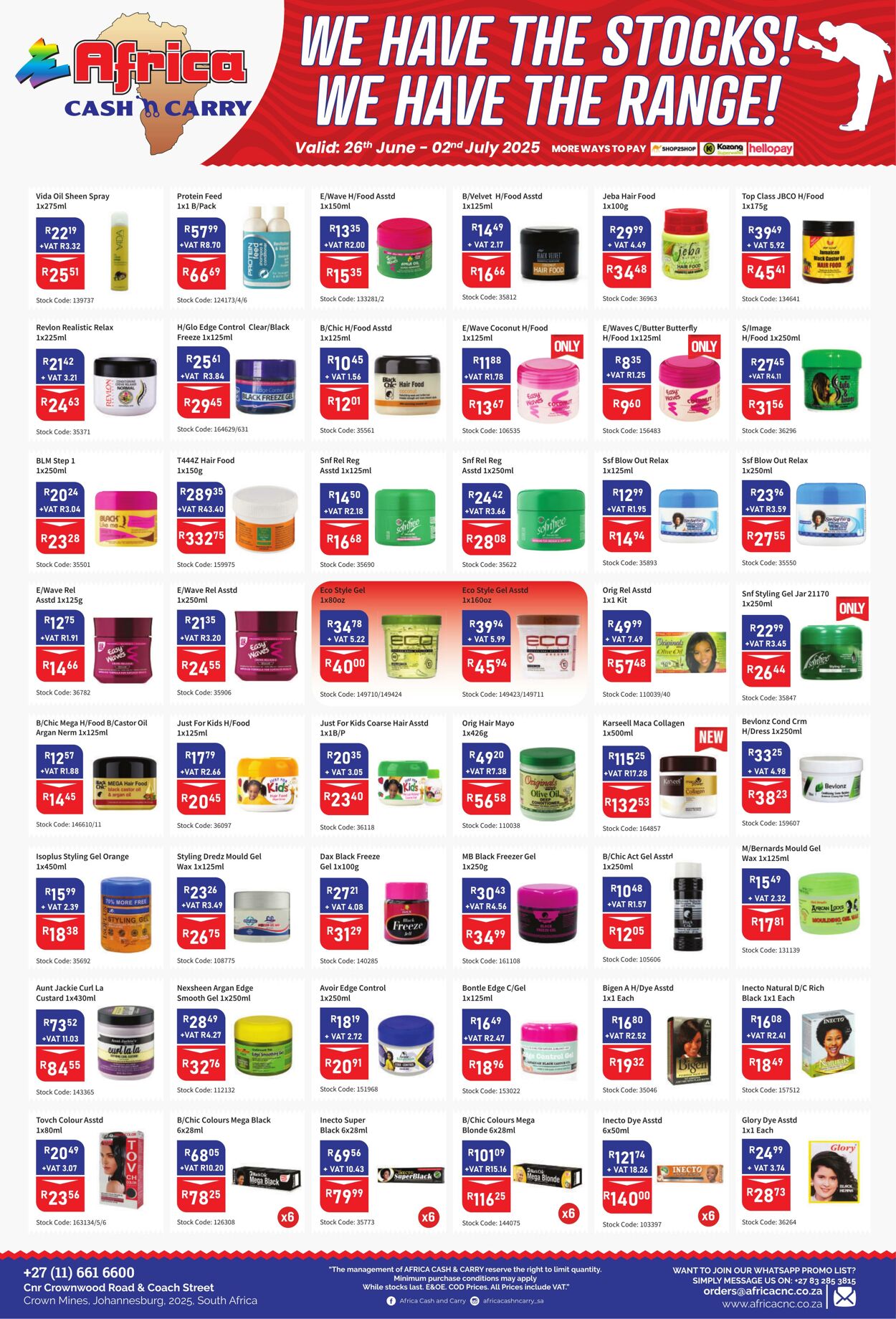 Special Africa Cash&Carry 26.06.2025 - 02.07.2025