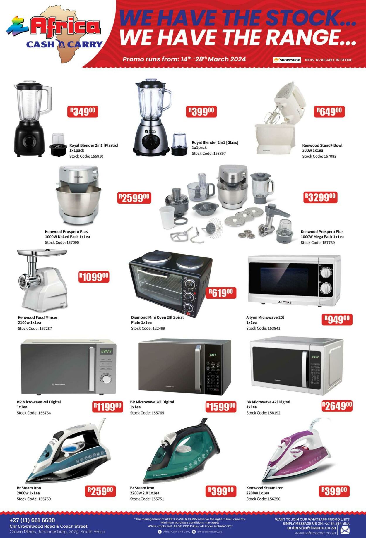 Special Africa Cash&Carry 14.03.2024 - 28.03.2024