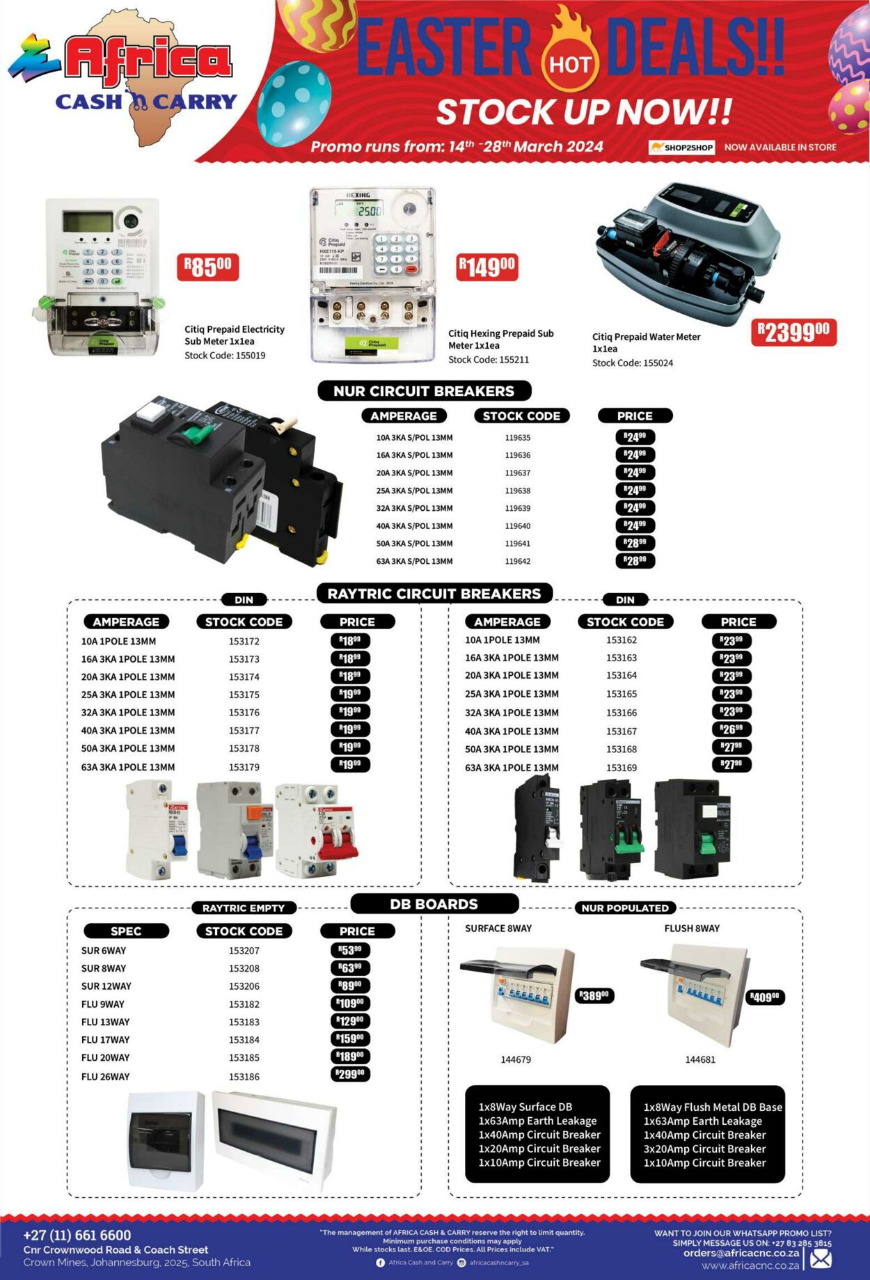 Special Africa Cash&Carry 14.03.2024 - 28.03.2024