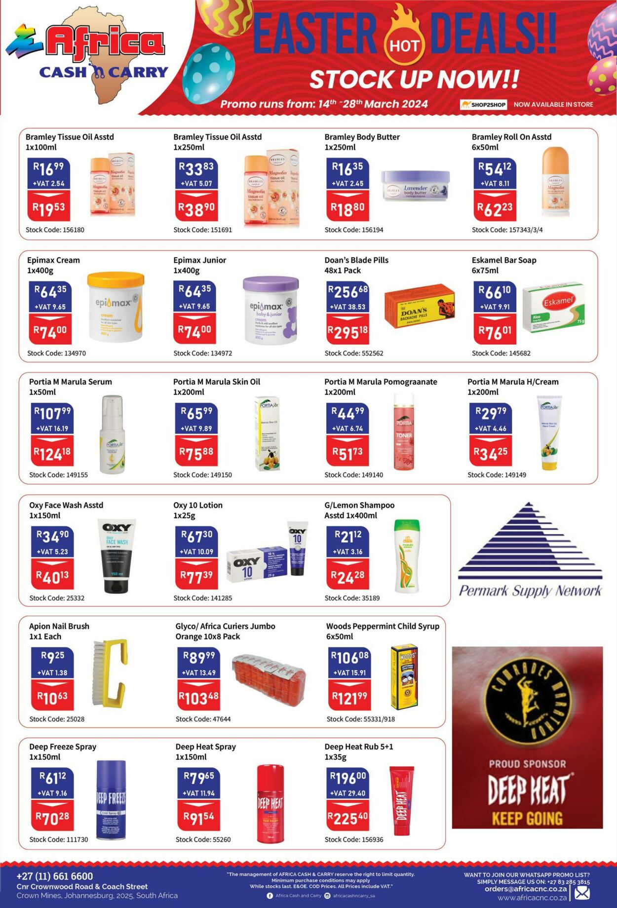 Special Africa Cash&Carry 14.03.2024 - 28.03.2024