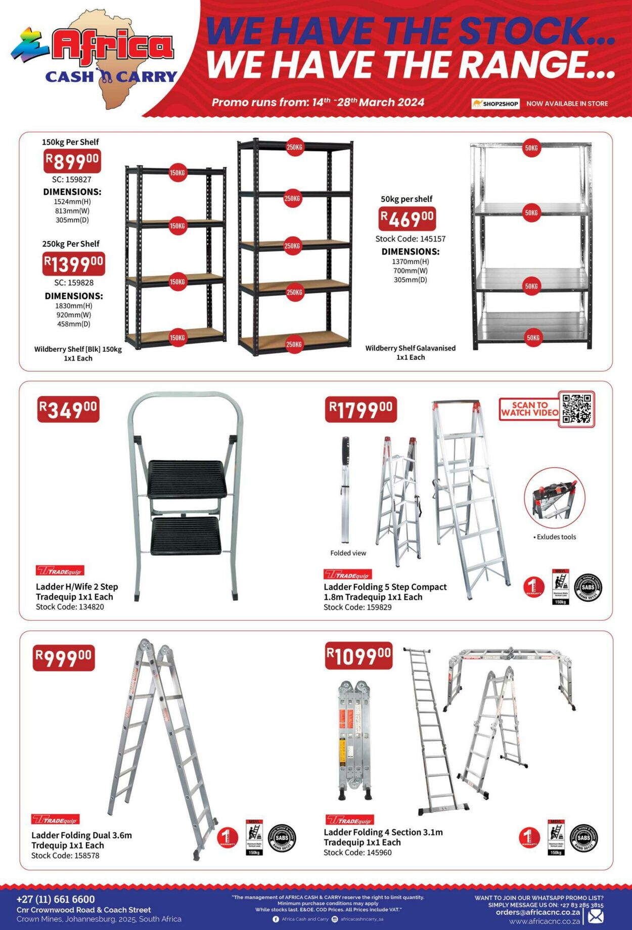 Special Africa Cash&Carry 14.03.2024 - 28.03.2024