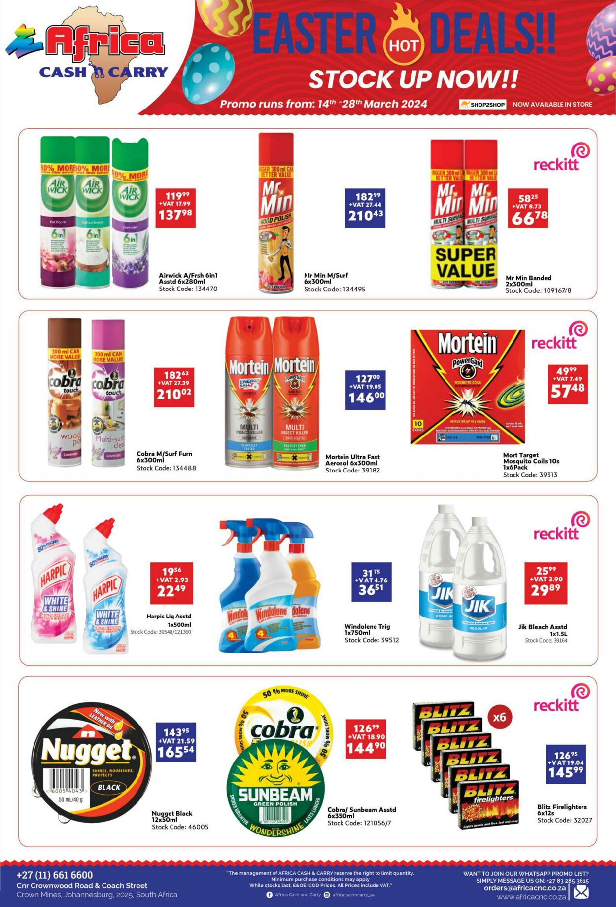 Special Africa Cash&Carry 14.03.2024 - 28.03.2024