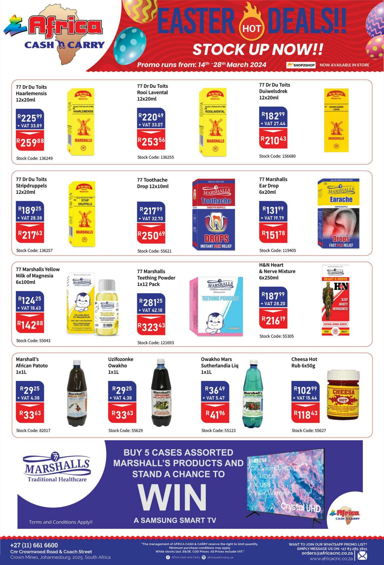 Special Africa Cash&Carry 14.03.2024 - 28.03.2024