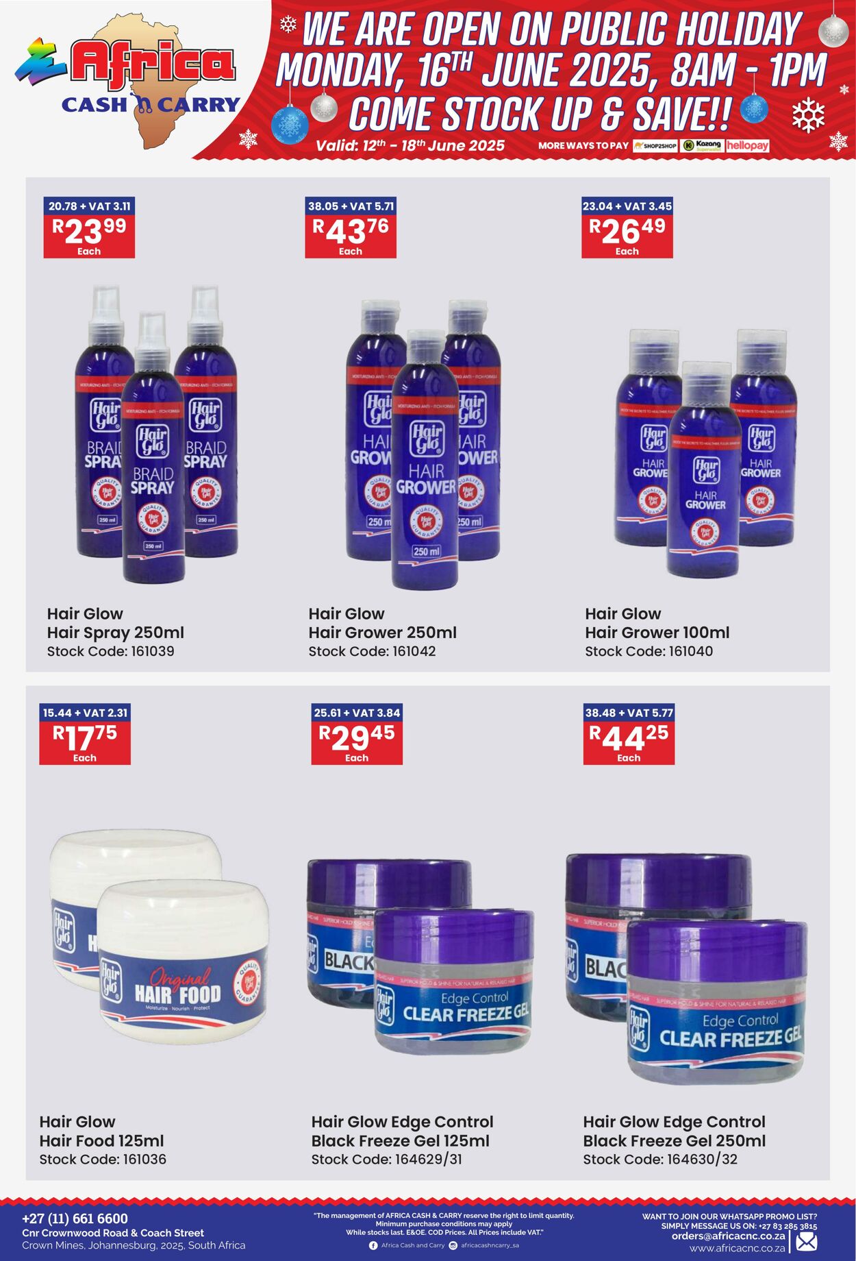 Special Africa Cash&Carry 12.06.2025 - 18.06.2025