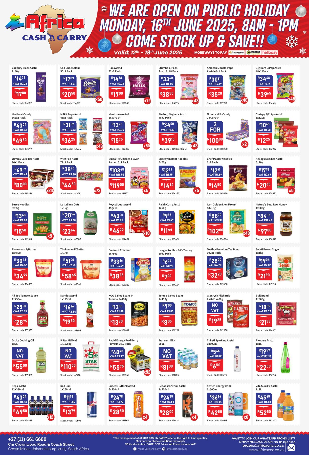 Special Africa Cash&Carry 12.06.2025 - 18.06.2025