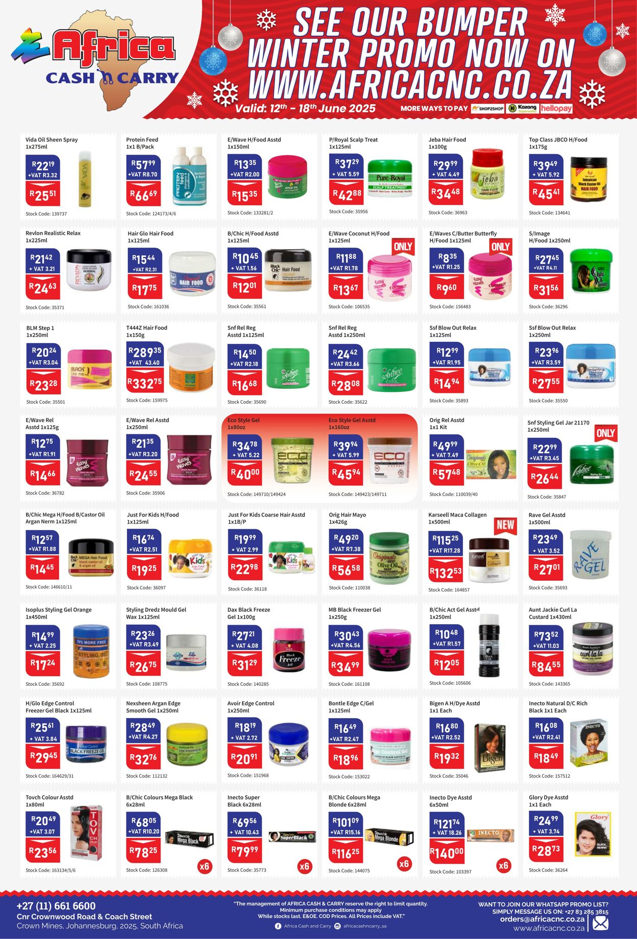 Special Africa Cash&Carry 12.06.2025 - 18.06.2025