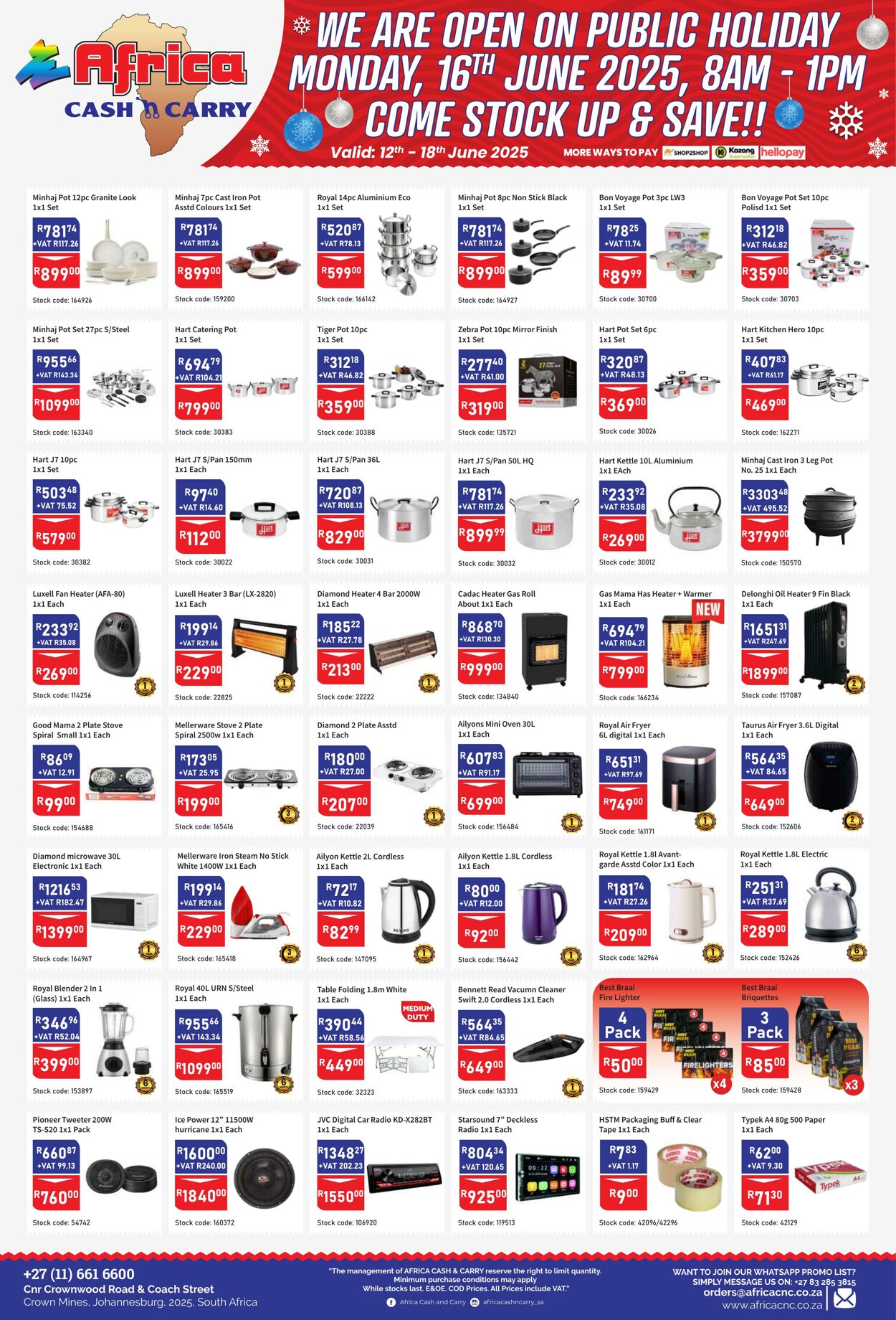 Special Africa Cash&Carry 12.06.2025 - 18.06.2025