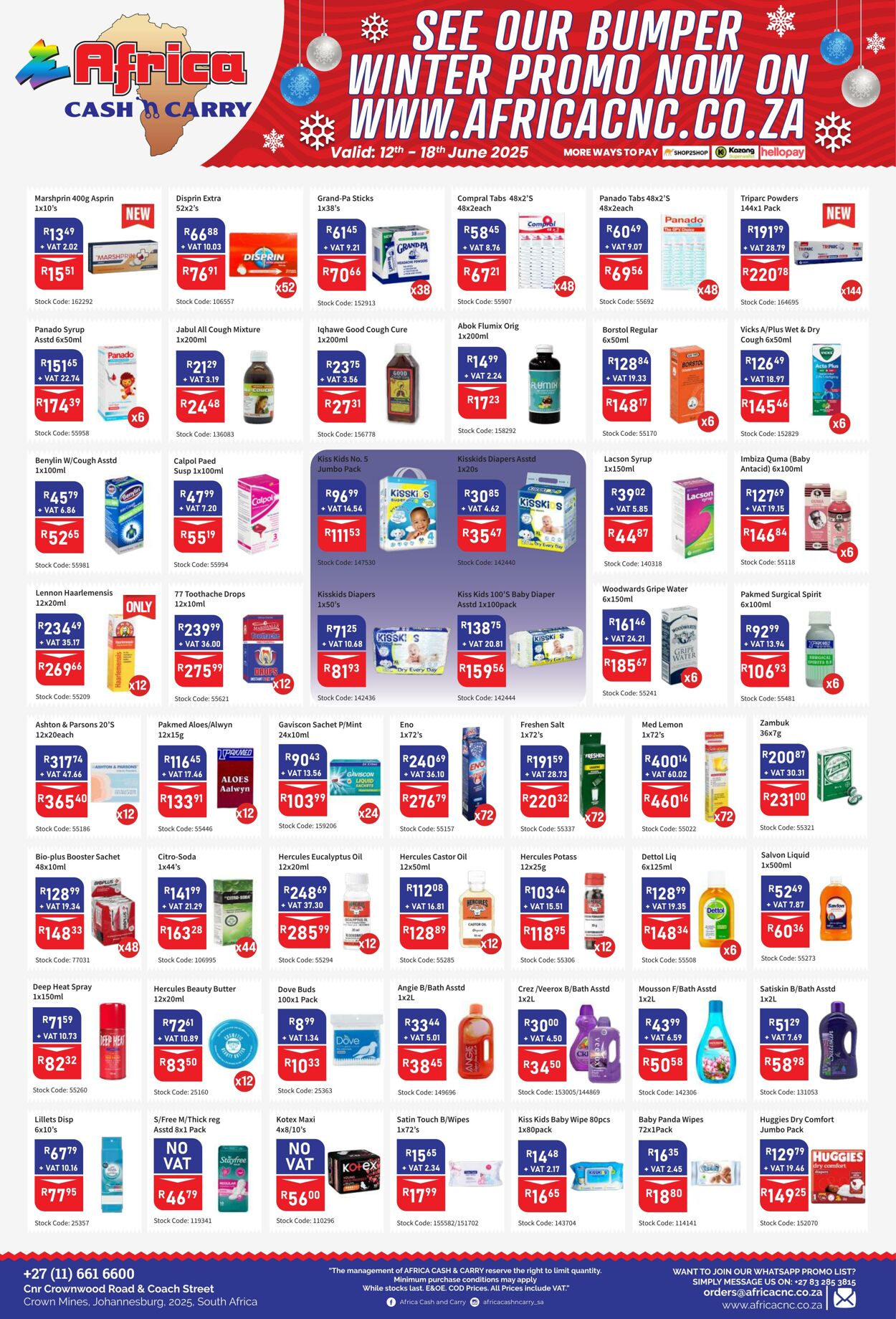 Special Africa Cash&Carry 12.06.2025 - 18.06.2025