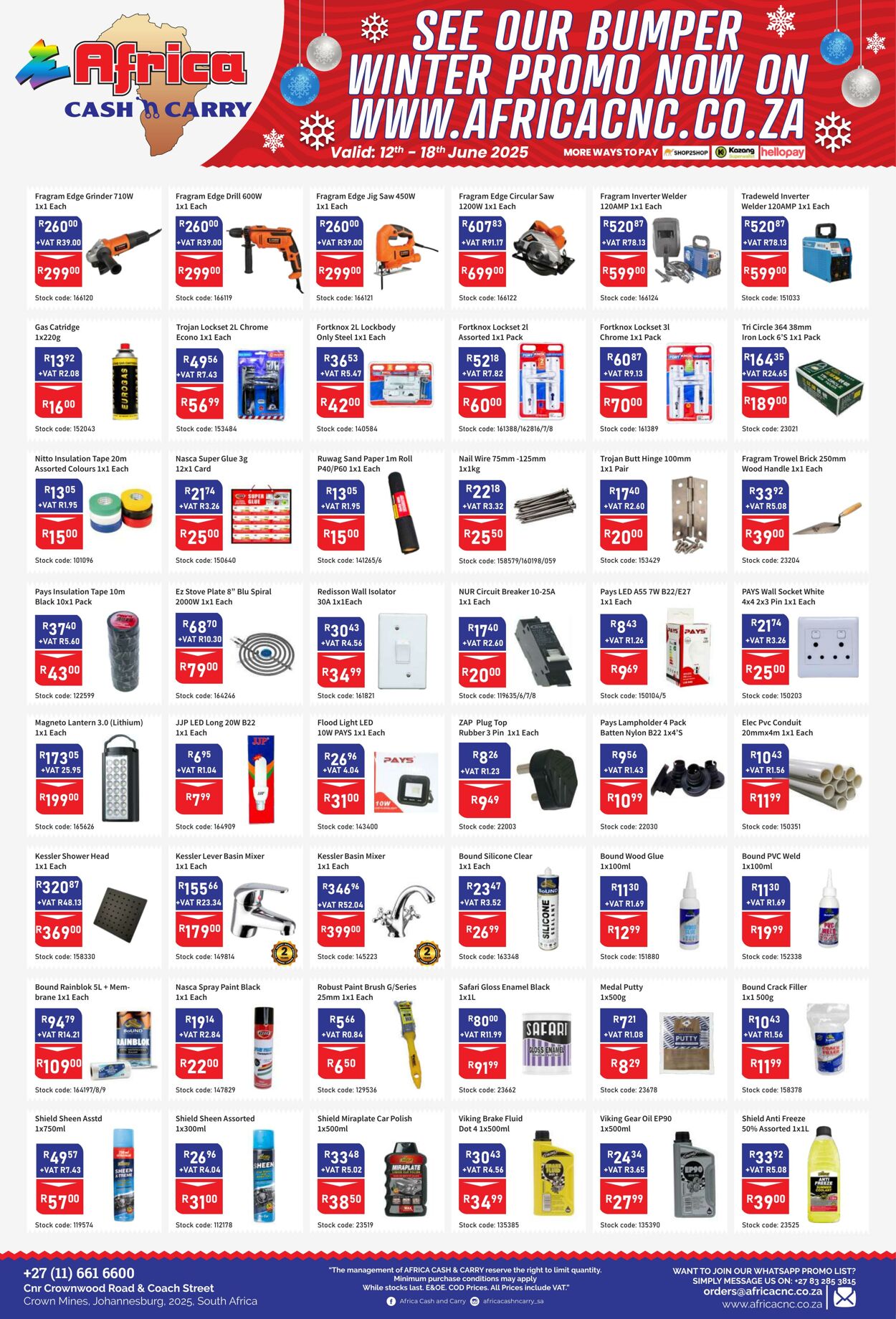 Special Africa Cash&Carry 12.06.2025 - 18.06.2025