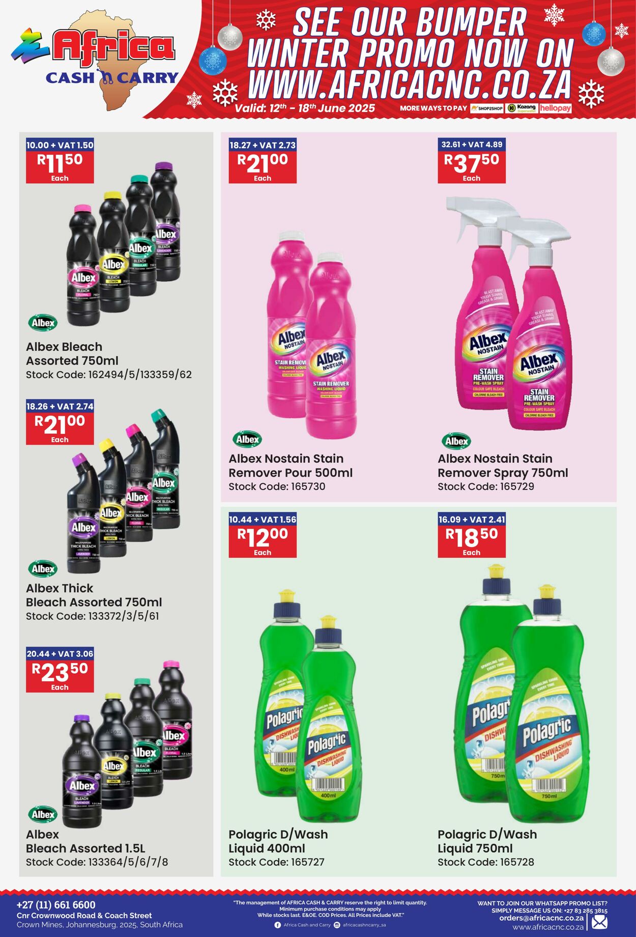 Special Africa Cash&Carry 12.06.2025 - 18.06.2025