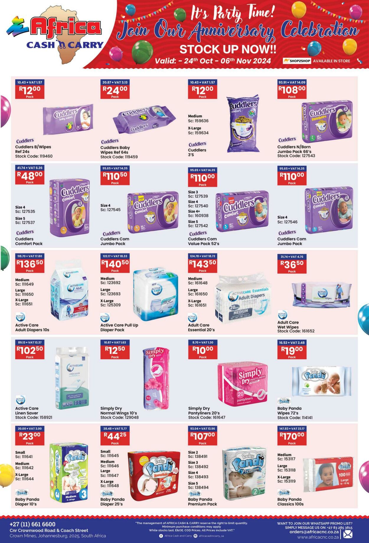 Special Africa Cash&Carry 24.10.2024 - 06.11.2024