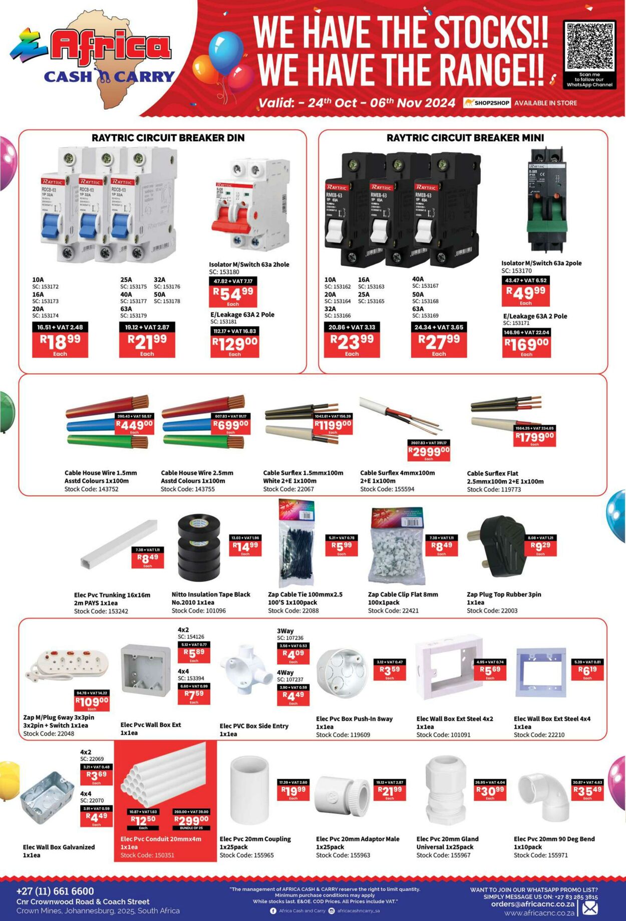 Special Africa Cash&Carry 24.10.2024 - 06.11.2024