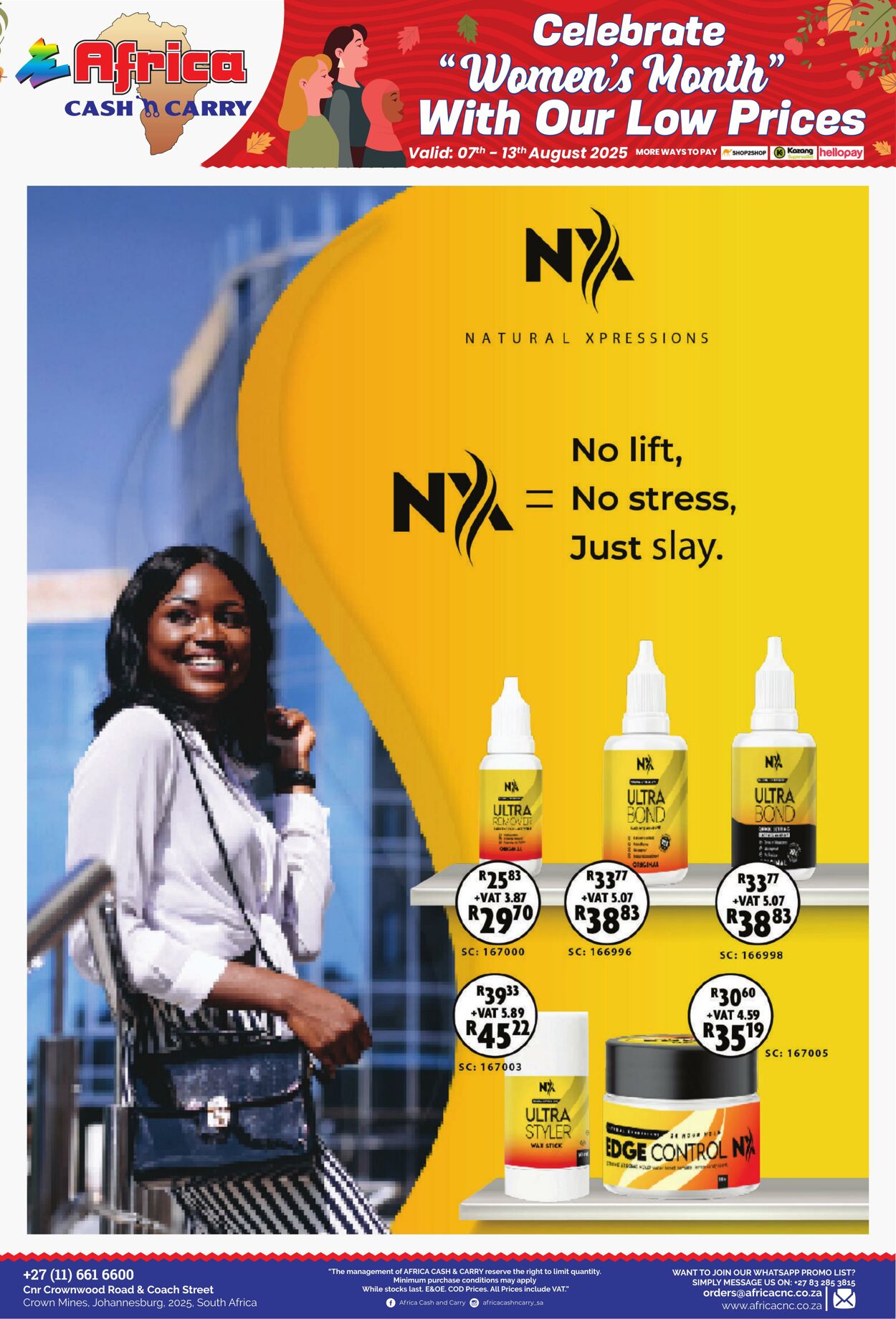 Special Africa Cash&Carry 07.08.2025 - 13.08.2025