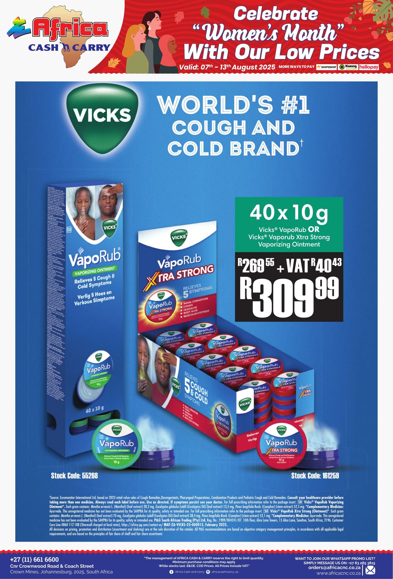 Special Africa Cash&Carry 07.08.2025 - 13.08.2025
