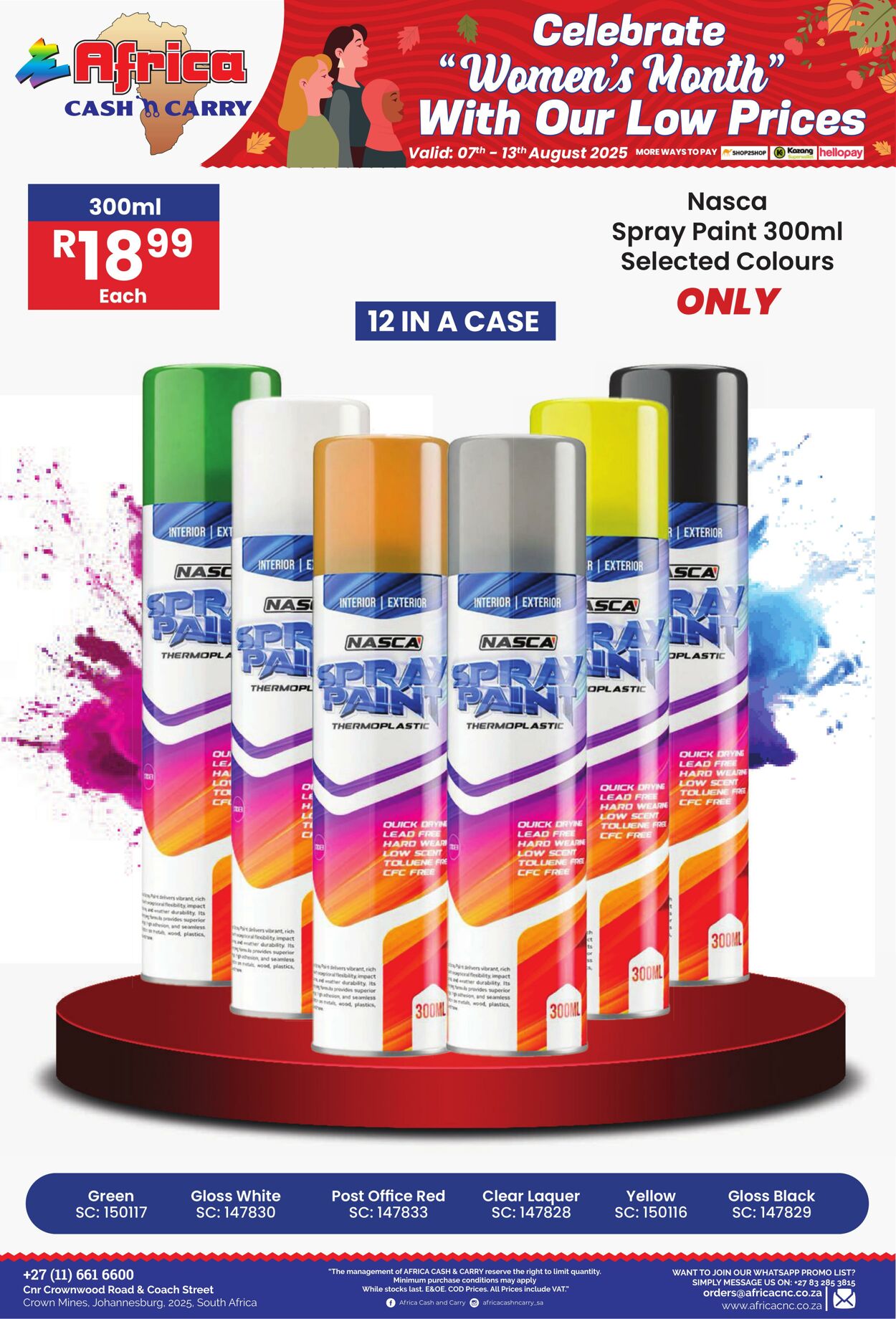Special Africa Cash&Carry 07.08.2025 - 13.08.2025