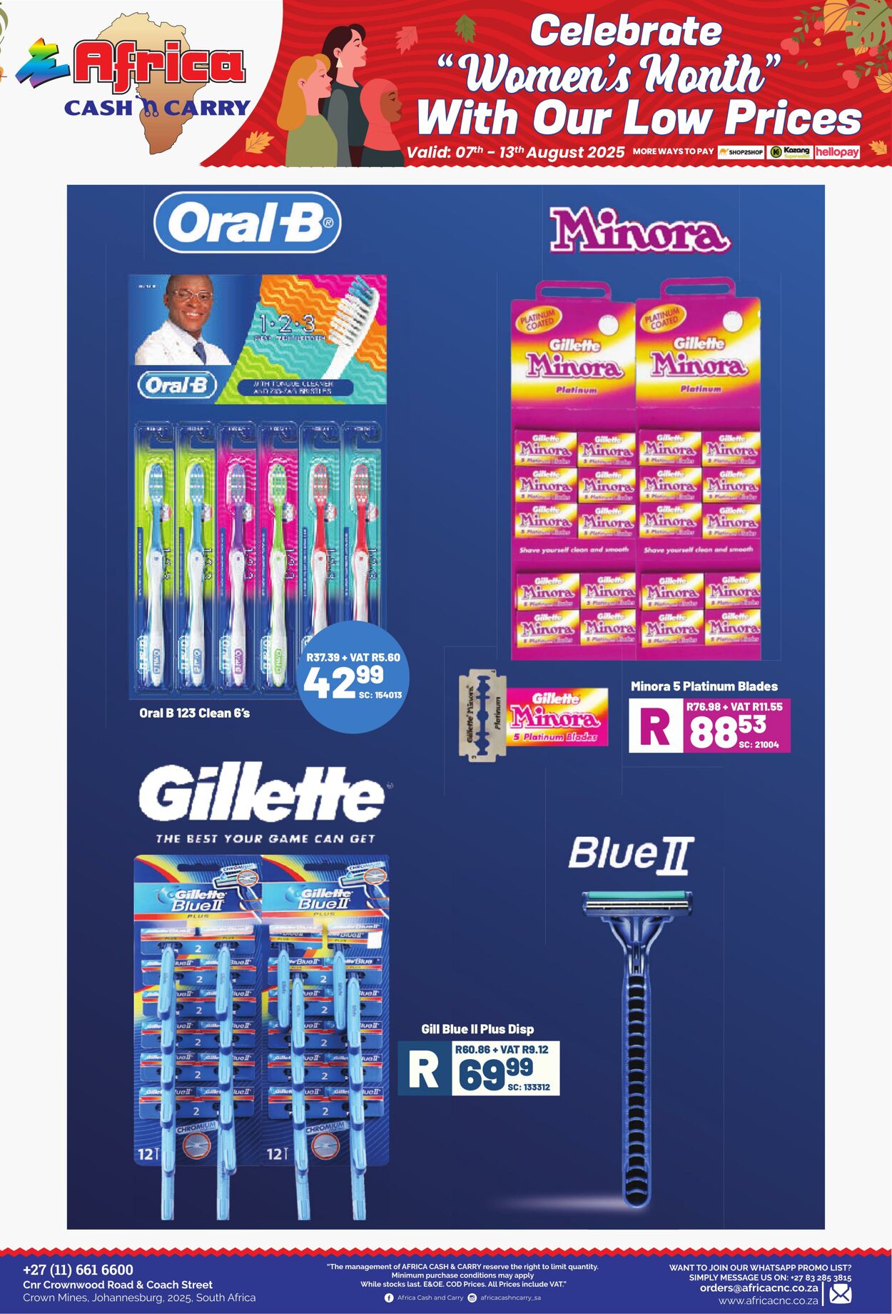 Special Africa Cash&Carry 07.08.2025 - 13.08.2025