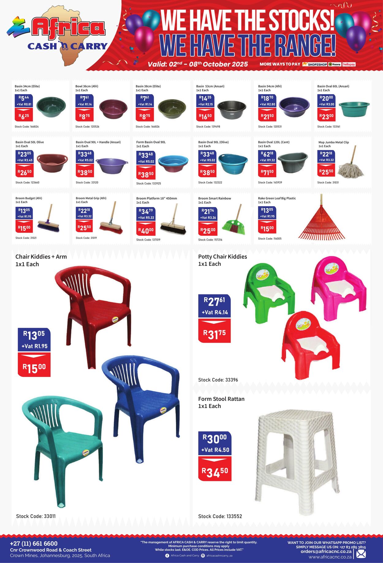 Special Africa Cash&Carry 02.10.2025 - 08.10.2025