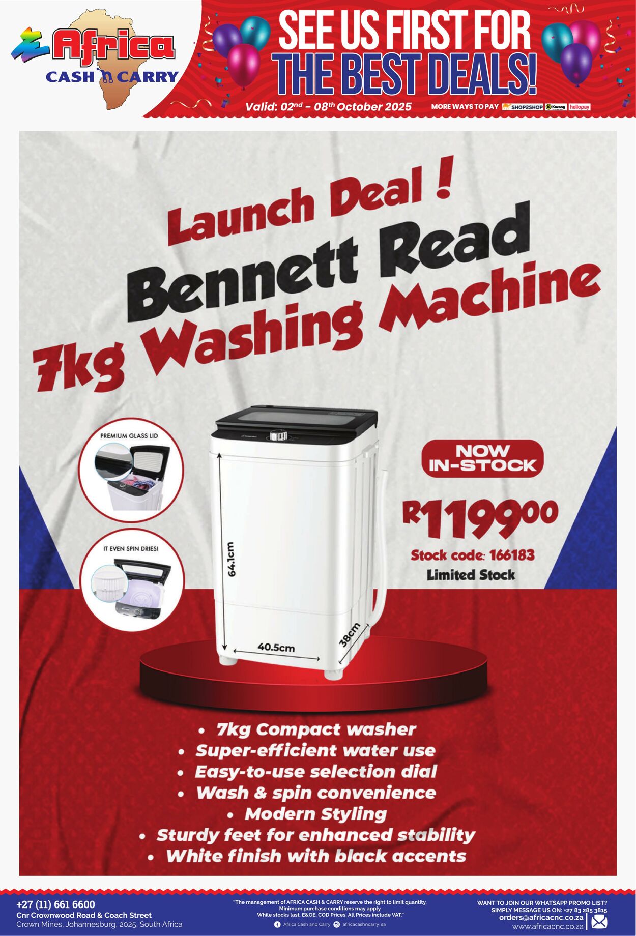 Special Africa Cash&Carry 02.10.2025 - 08.10.2025