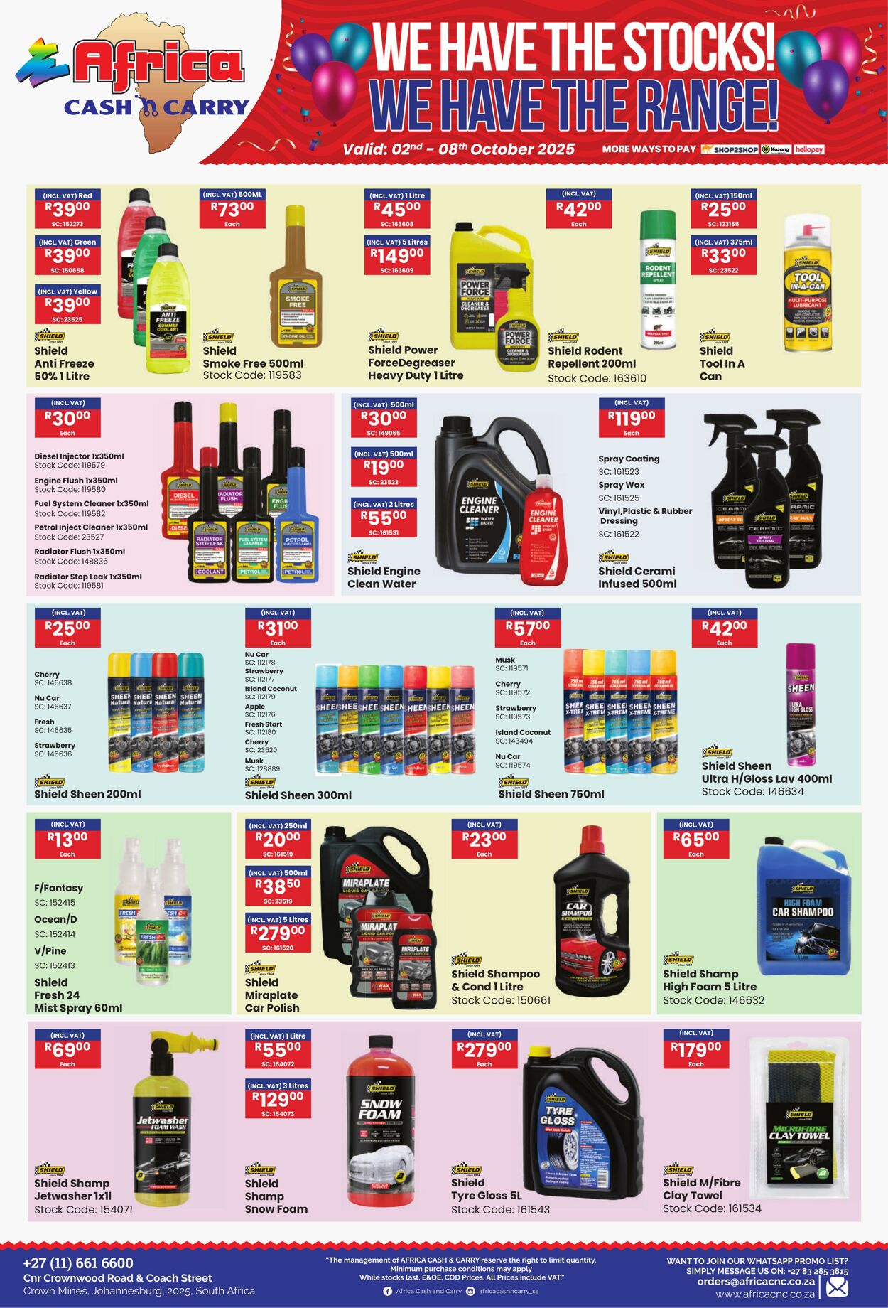 Special Africa Cash&Carry 02.10.2025 - 08.10.2025