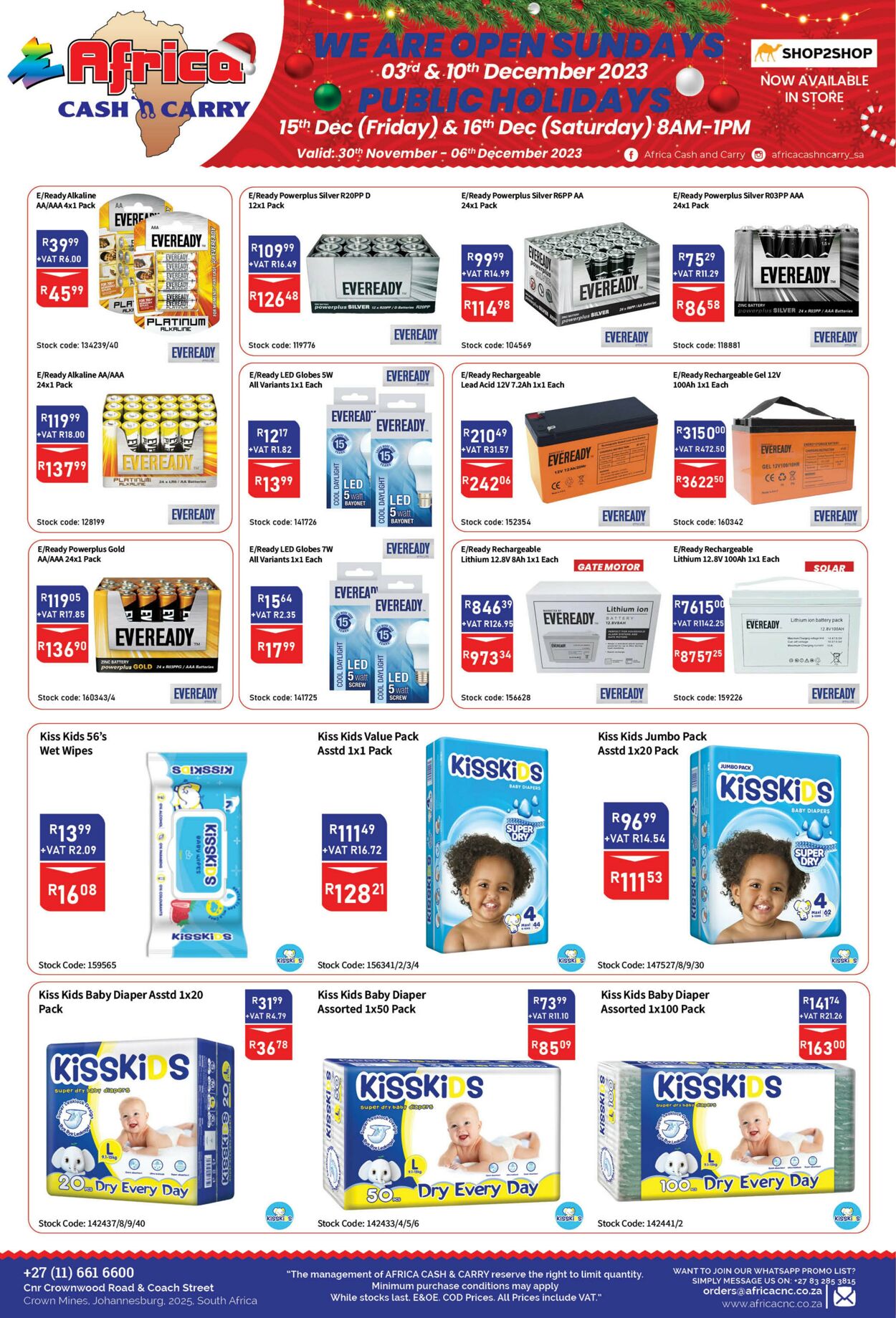 Special Africa Cash&Carry 30.11.2023 - 06.12.2023
