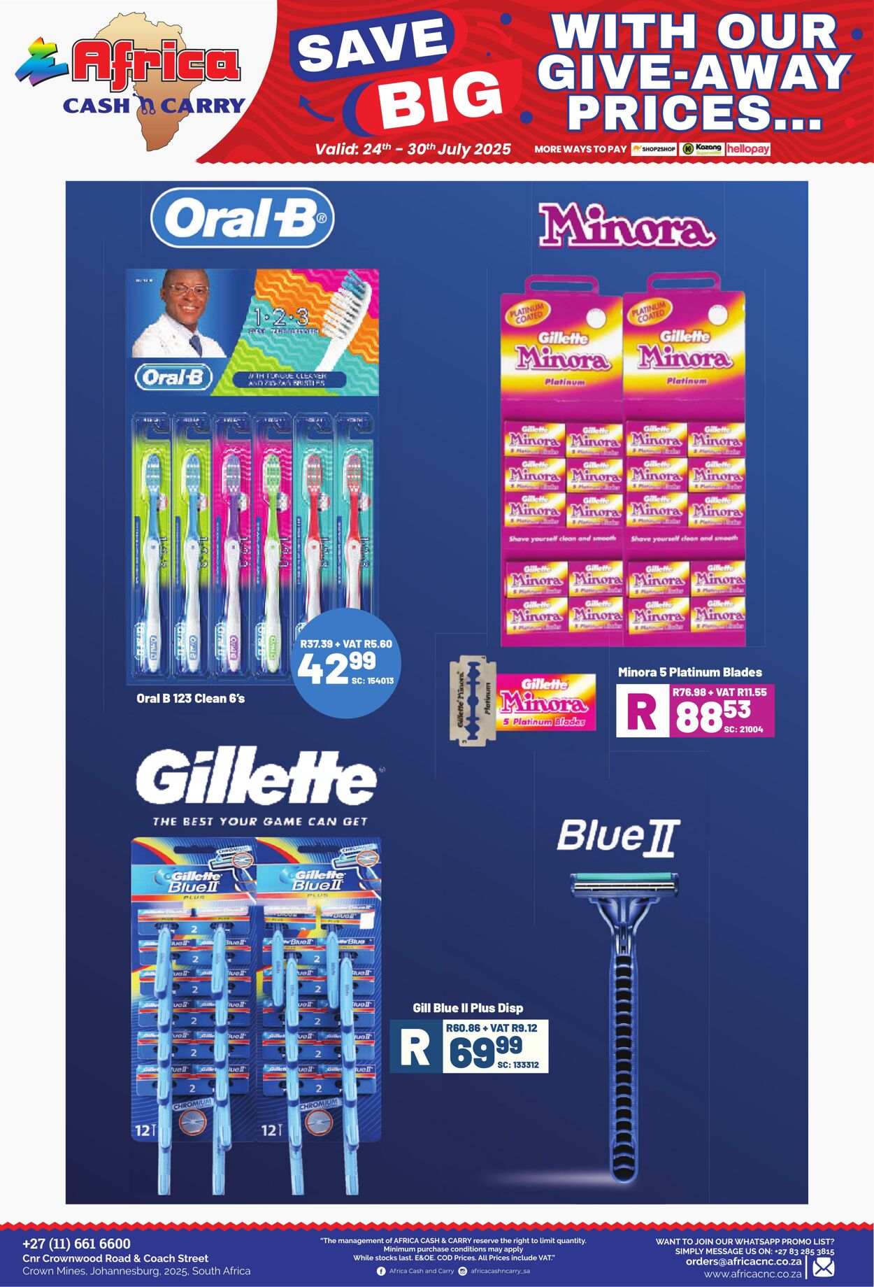 Special Africa Cash&Carry 24.07.2025 - 30.07.2025
