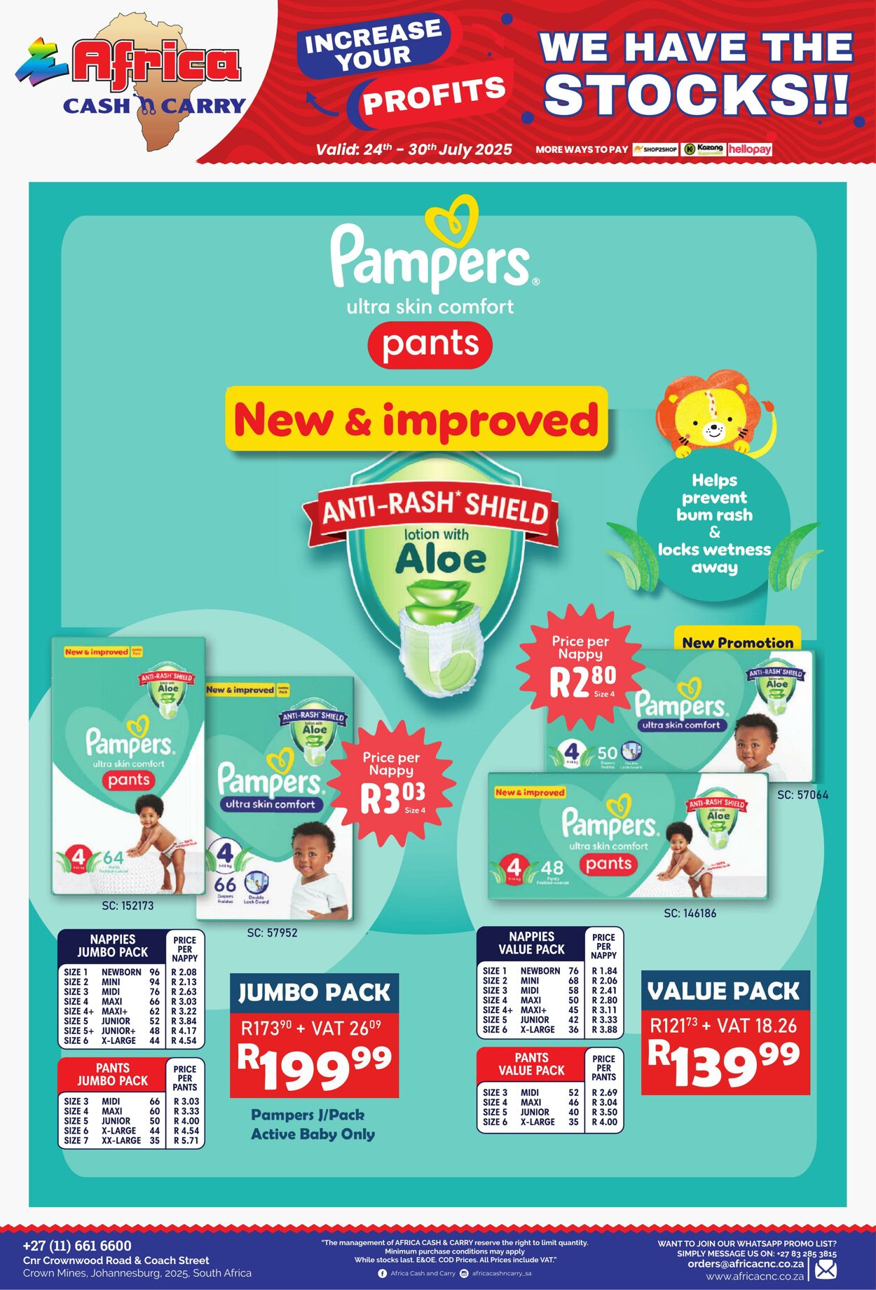 Special Africa Cash&Carry 24.07.2025 - 30.07.2025