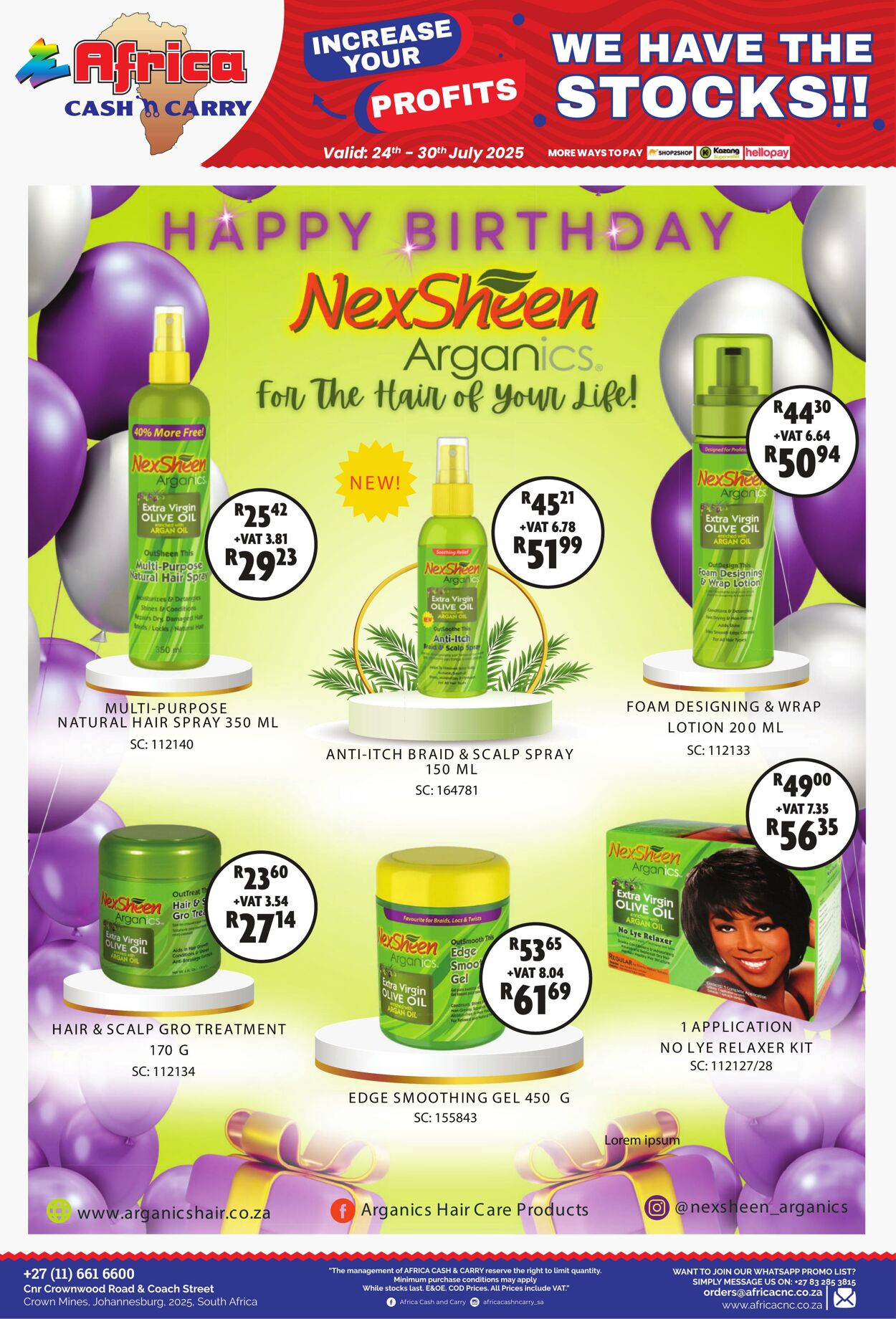 Special Africa Cash&Carry 24.07.2025 - 30.07.2025
