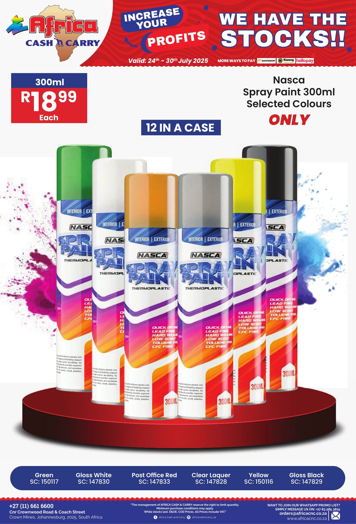 Special Africa Cash&Carry 24.07.2025 - 30.07.2025