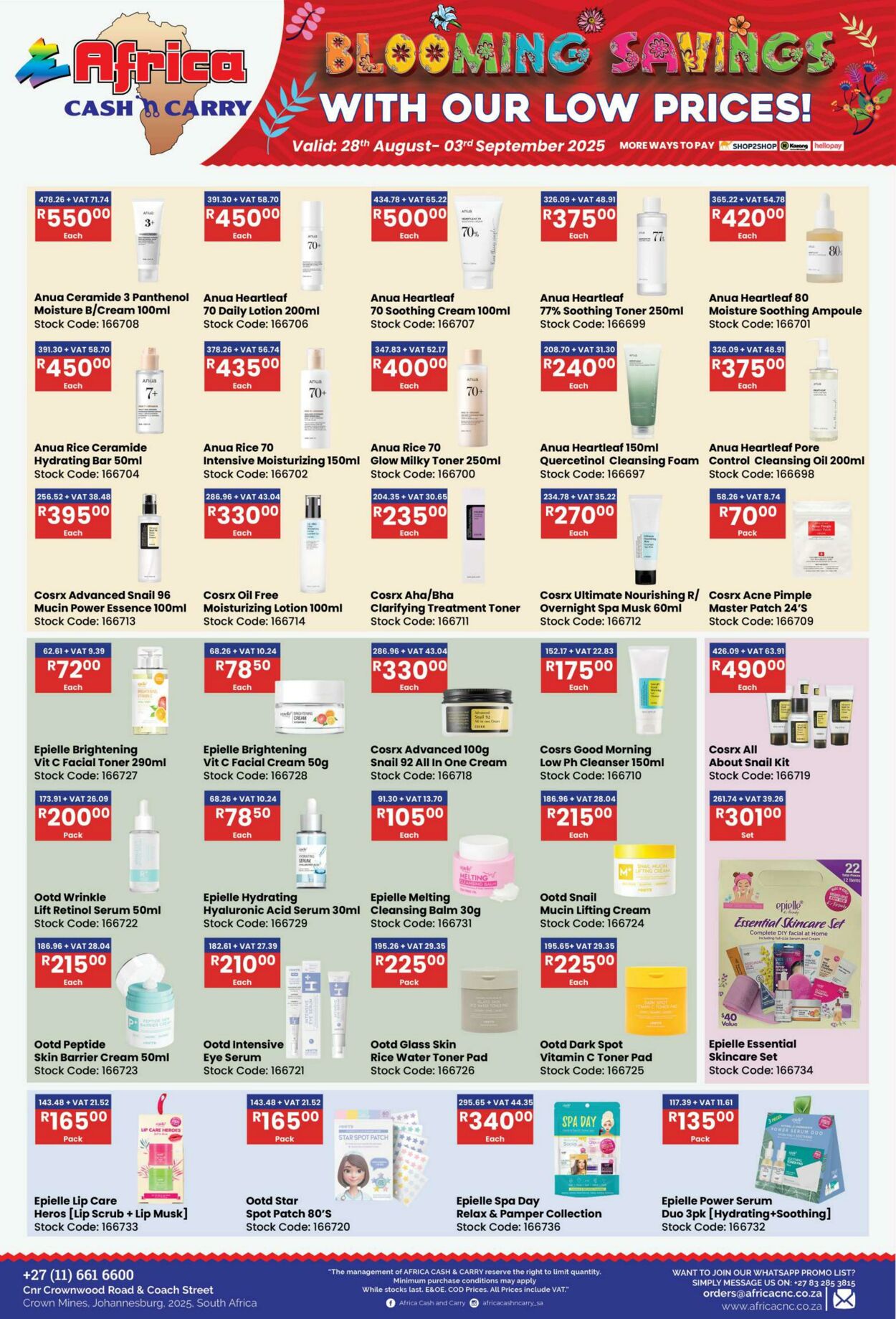 Special Africa Cash&Carry 28.08.2025 - 03.09.2025