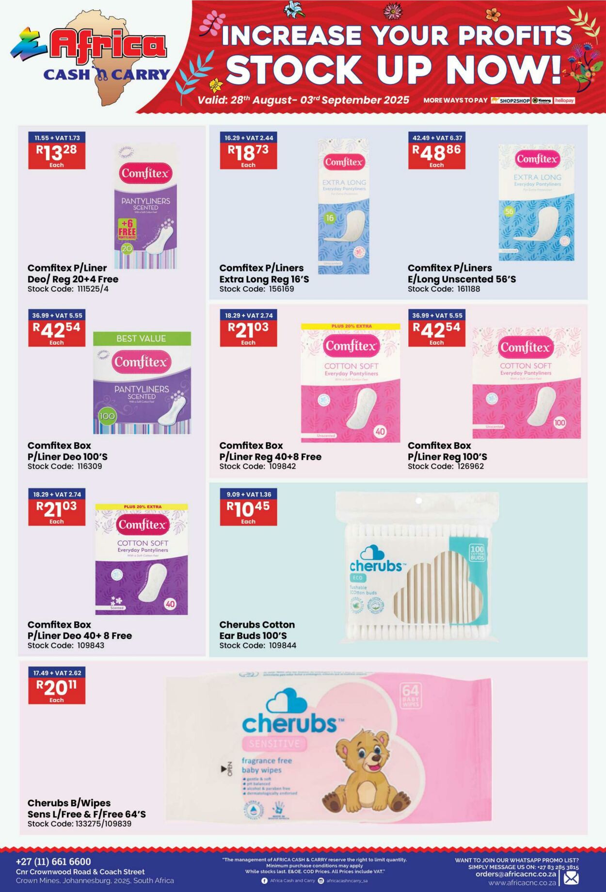 Special Africa Cash&Carry 28.08.2025 - 03.09.2025