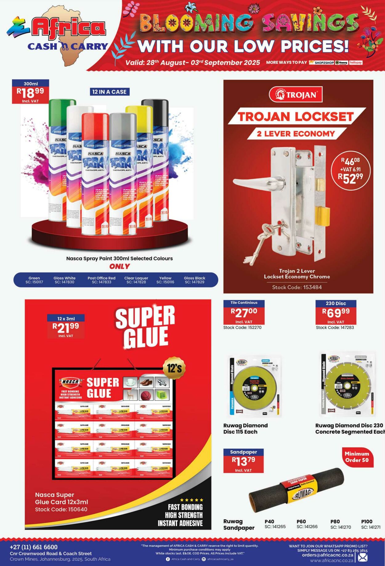 Special Africa Cash&Carry 28.08.2025 - 03.09.2025