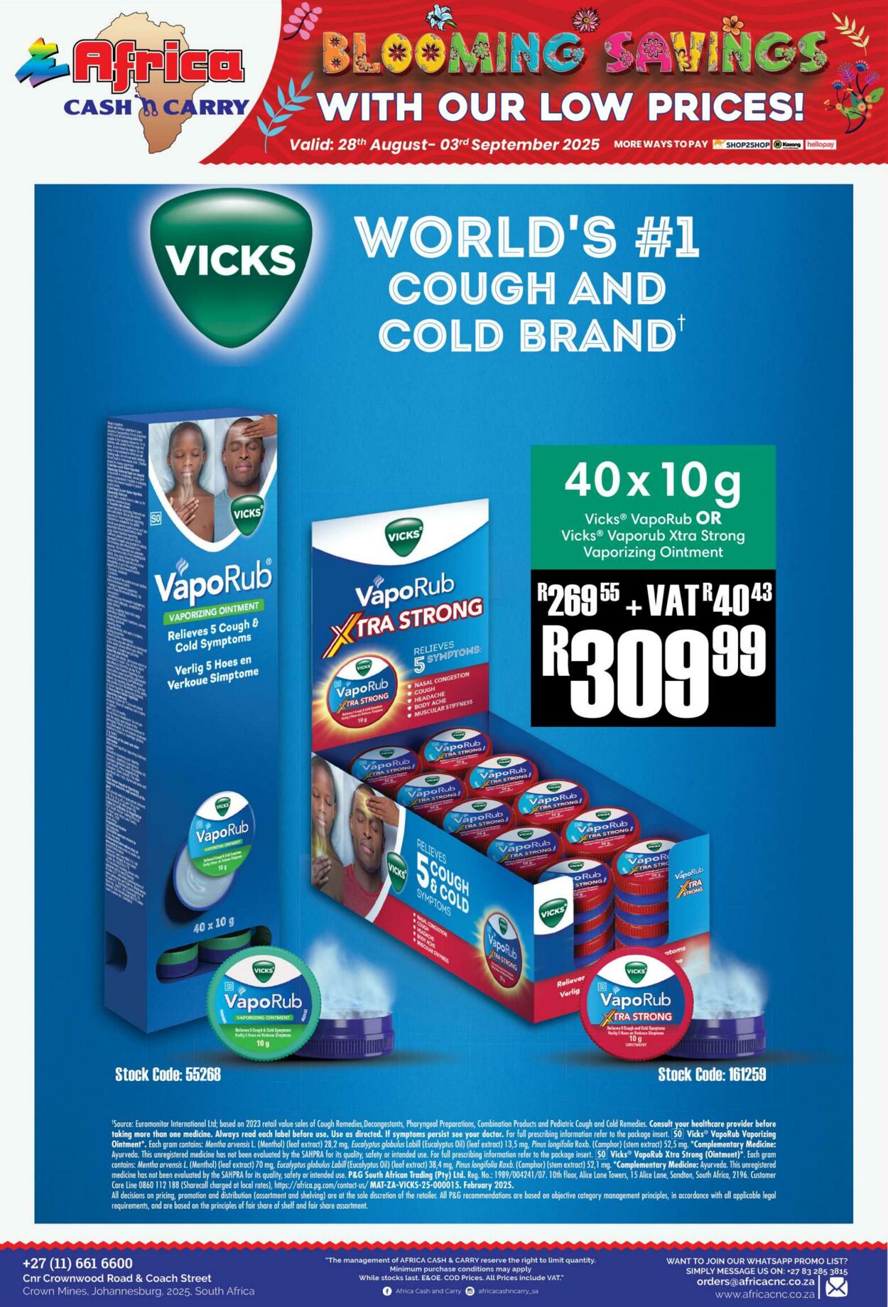 Special Africa Cash&Carry 28.08.2025 - 03.09.2025