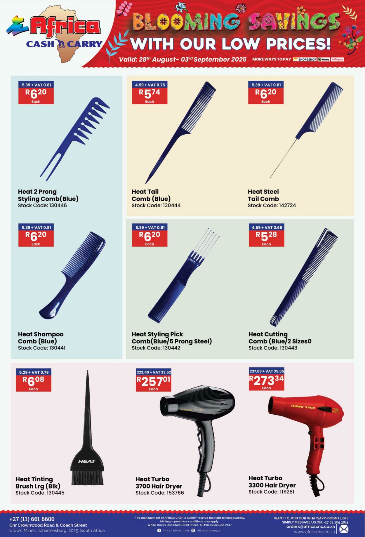 Special Africa Cash&Carry 28.08.2025 - 03.09.2025