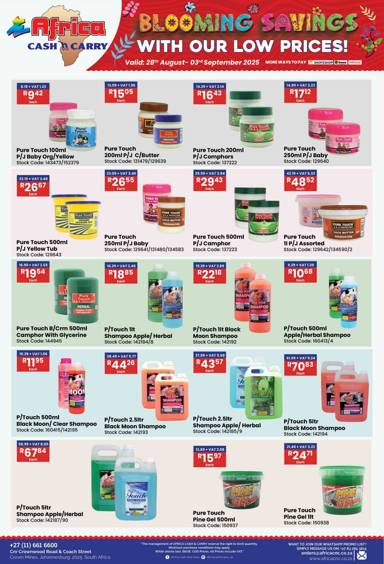 Special Africa Cash&Carry 28.08.2025 - 03.09.2025