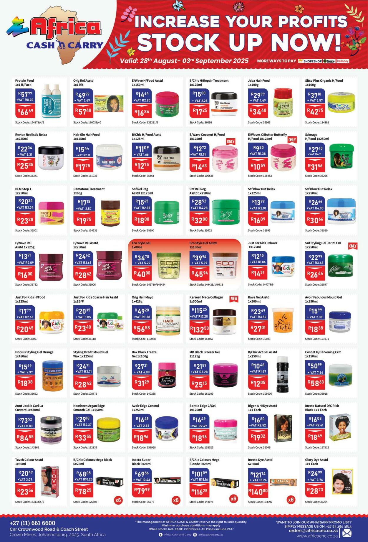 Special Africa Cash&Carry 28.08.2025 - 03.09.2025