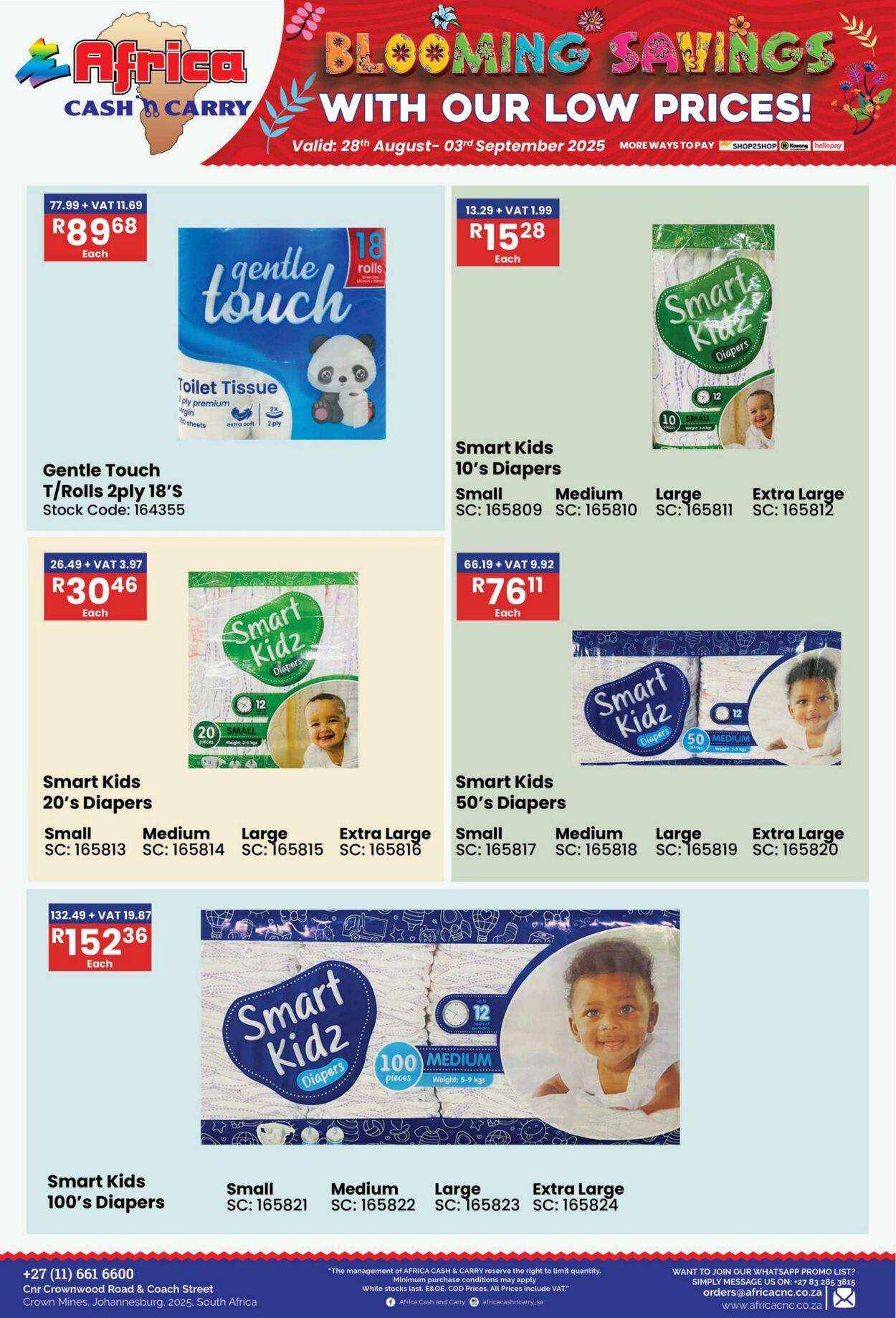 Special Africa Cash&Carry 28.08.2025 - 03.09.2025