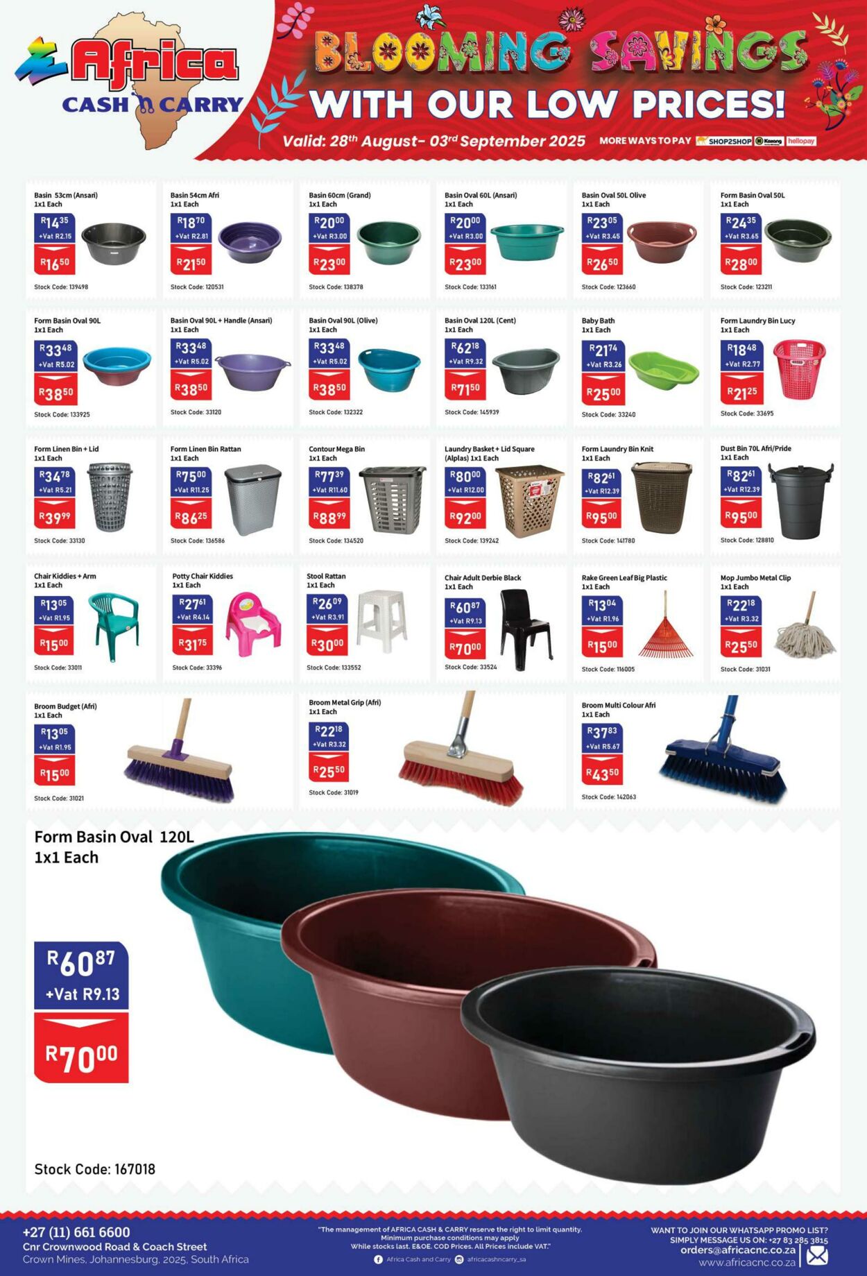Special Africa Cash&Carry 28.08.2025 - 03.09.2025