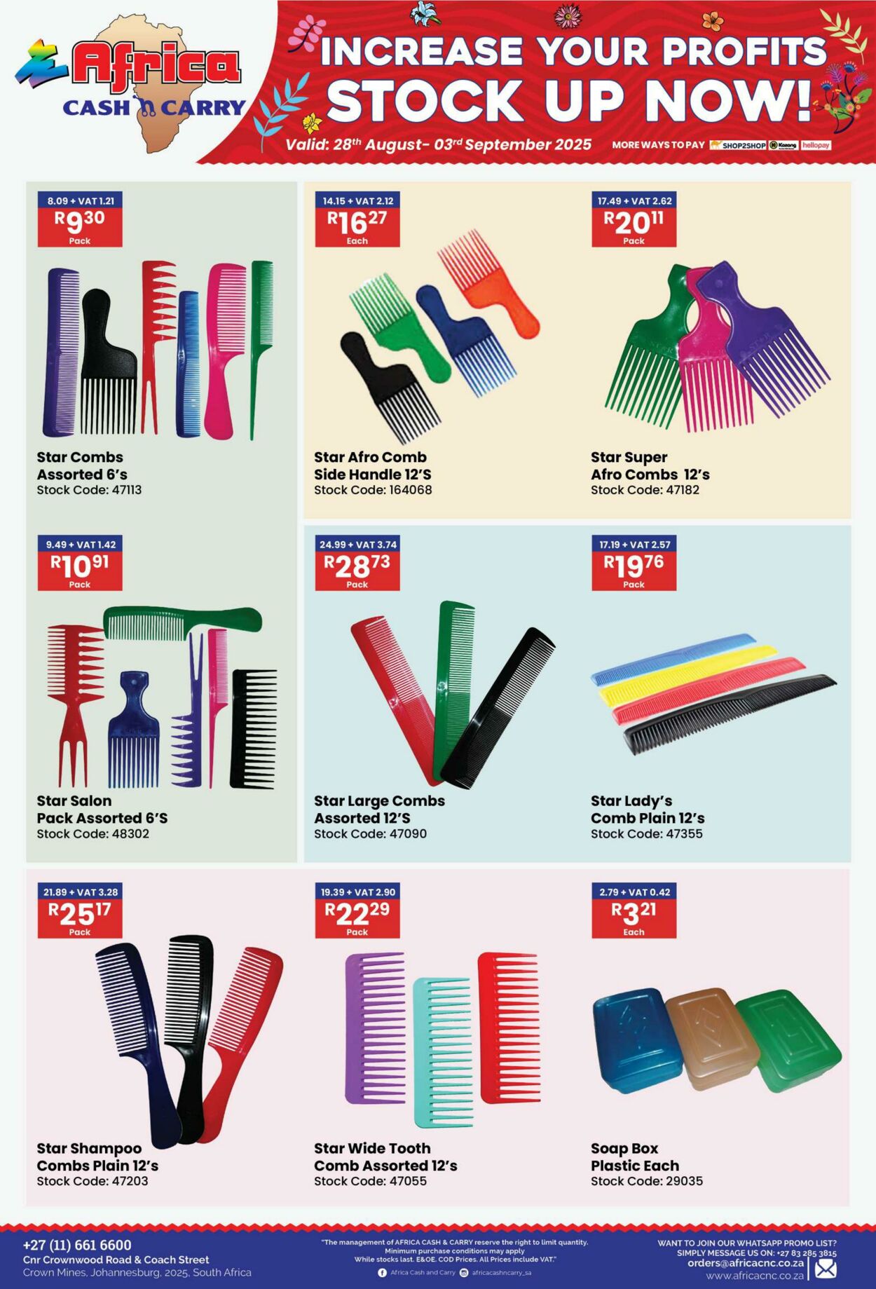 Special Africa Cash&Carry 28.08.2025 - 03.09.2025