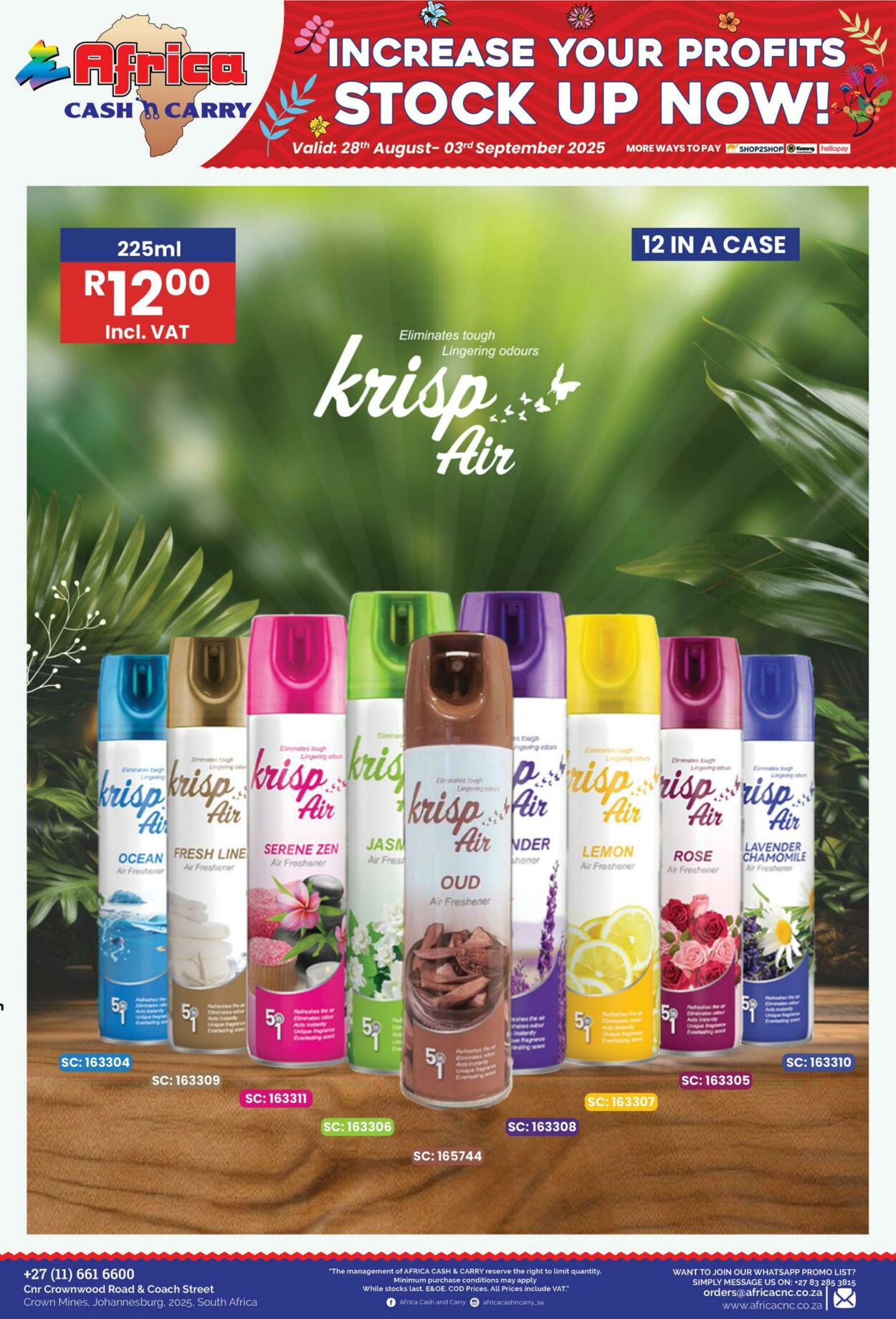 Special Africa Cash&Carry 28.08.2025 - 03.09.2025
