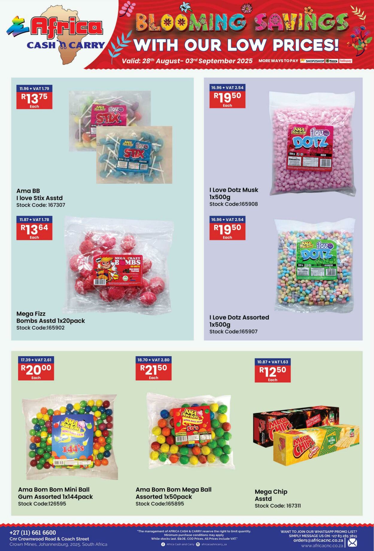 Special Africa Cash&Carry 28.08.2025 - 03.09.2025