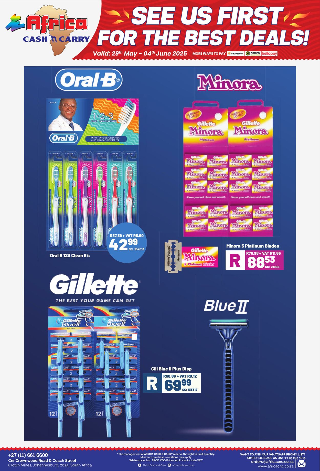 Special Africa Cash&Carry 29.05.2025 - 04.06.2025